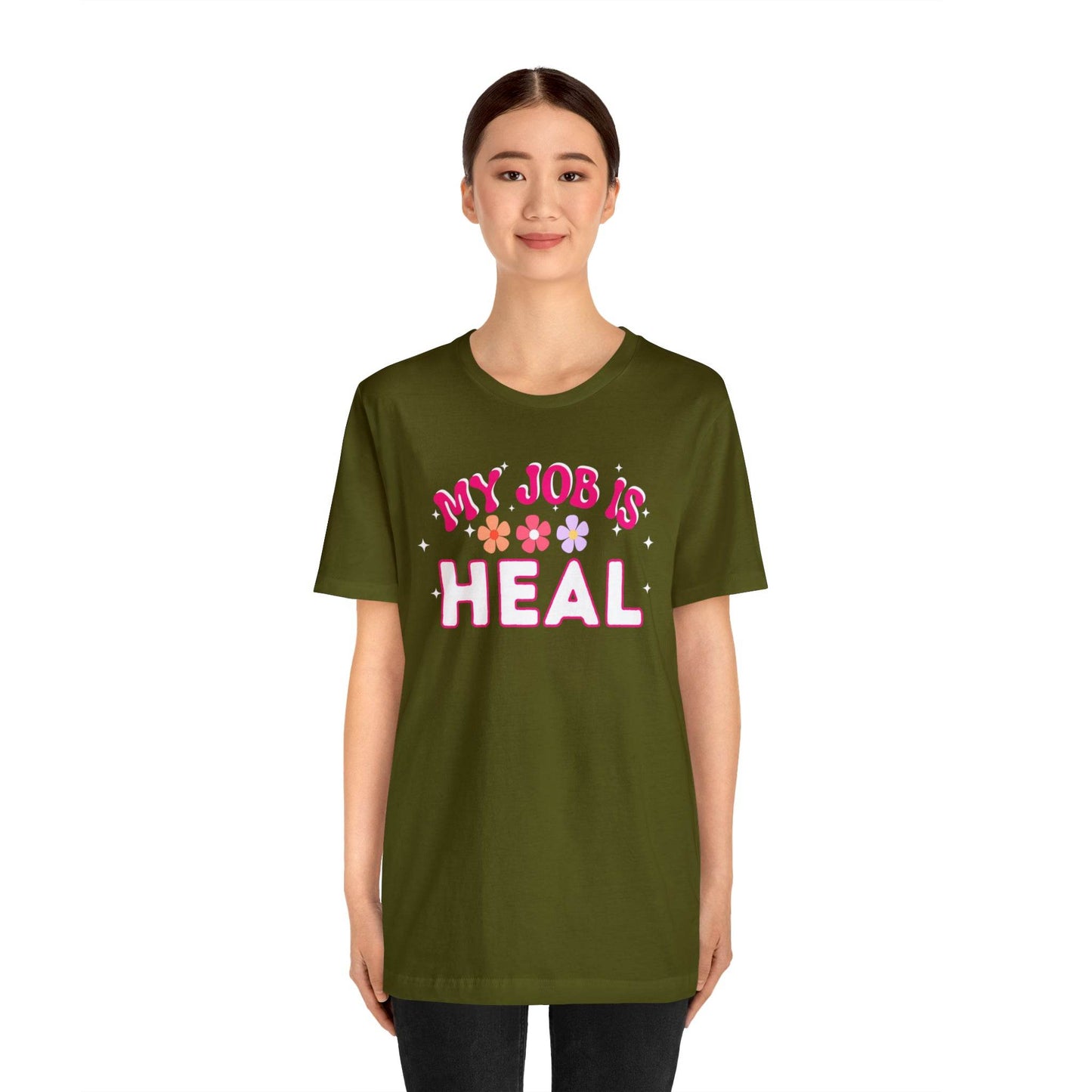 My Job is Heal Shirt Doctor Shirt Nurse Shirt - Giftsmojo