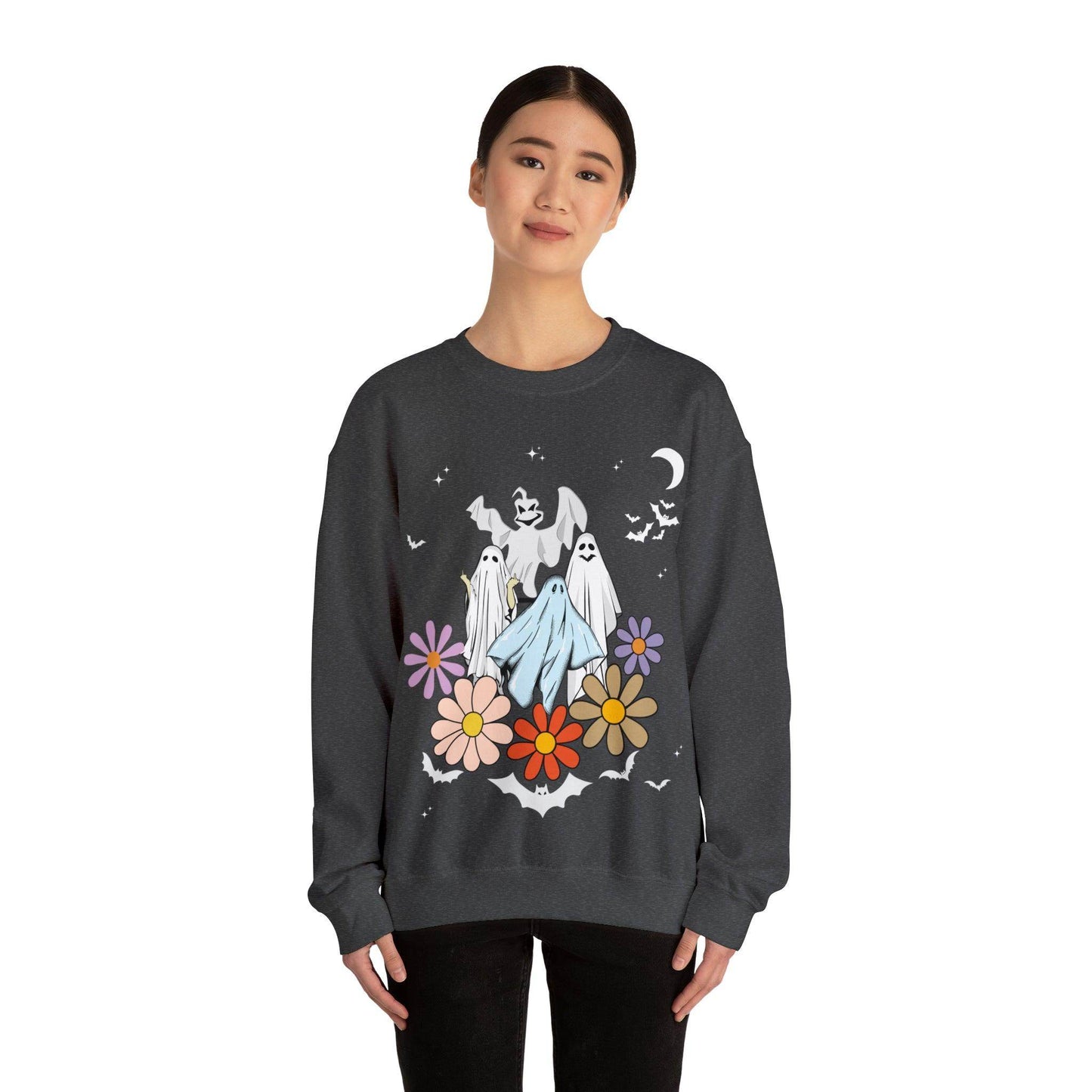 Retro Floral Ghost Halloween Costume: Timeless and Eerie - Giftsmojo