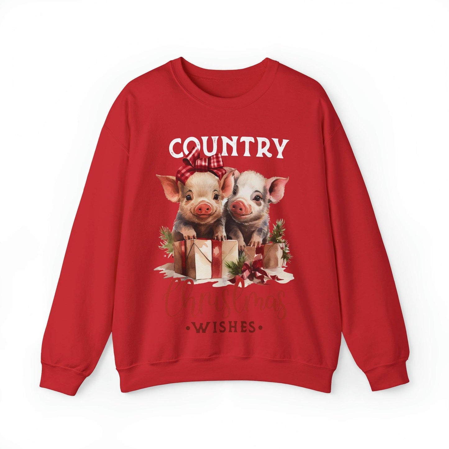 Farm Country Christmas Sweatshirt Christmas in The Barn Sweatshirt Christmas Farm Sweatshirt Christmas Sweater Trendy Christmas Shirt Farmers - Giftsmojo