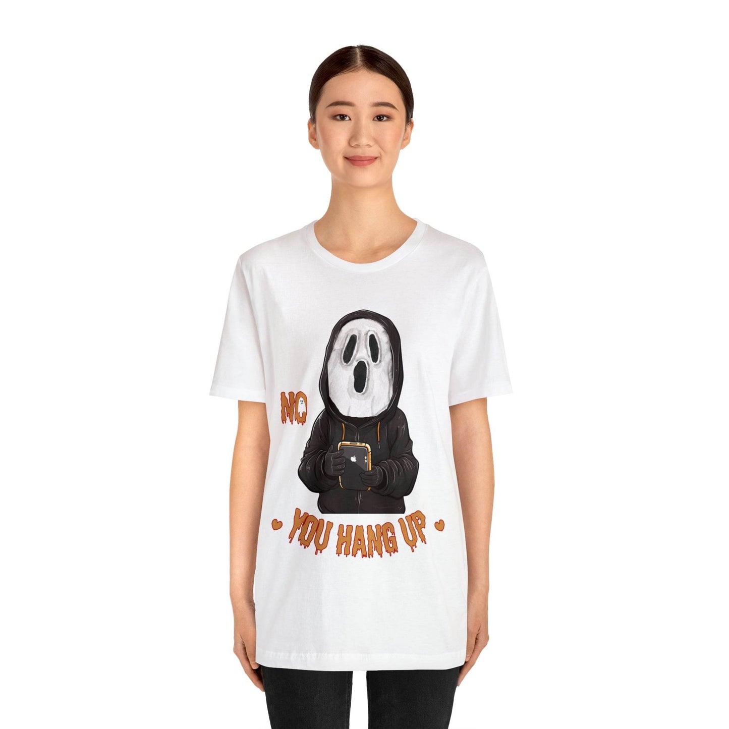 Elevate Your Halloween Style with the Playful 'No You Hang Up' Shirt Spooky shirt - Giftsmojo