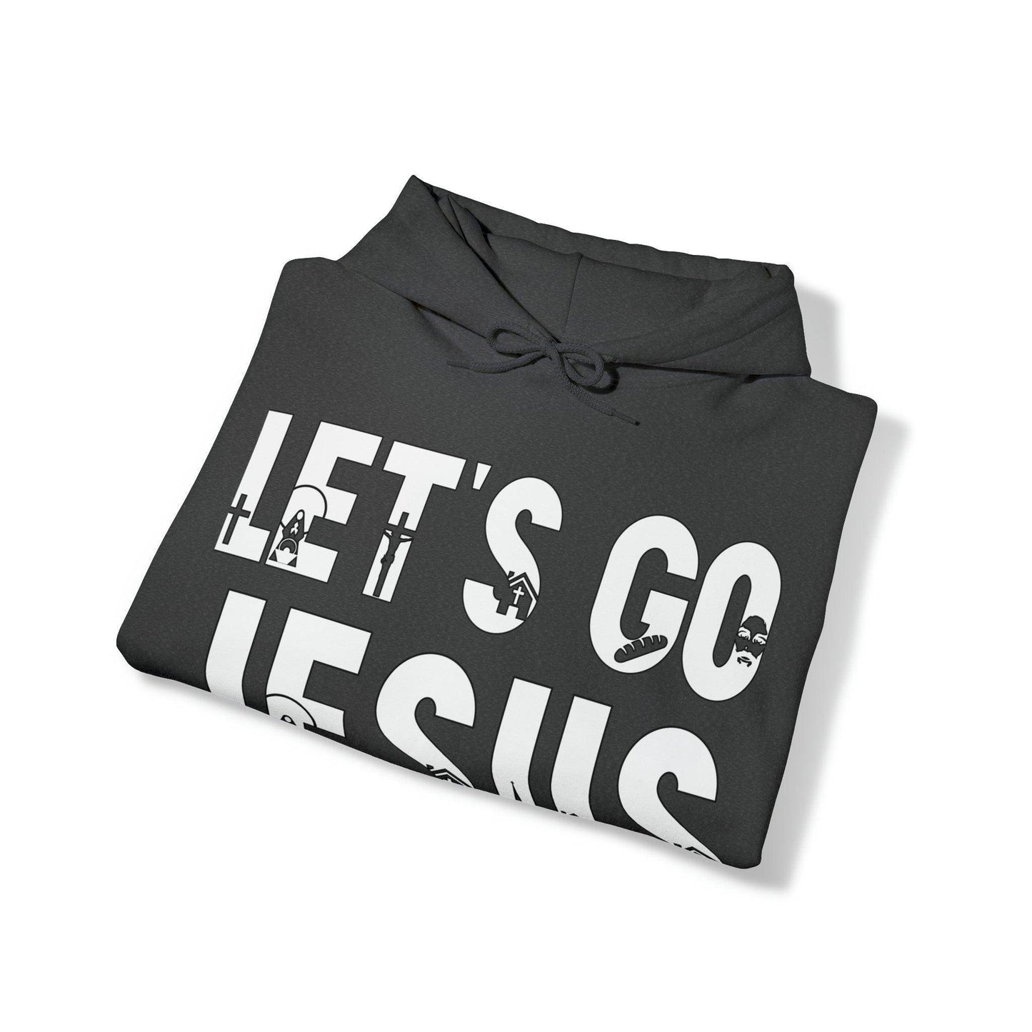 Let's Go Jesus Hooded Sweatshirt Funny Christian Shirt Christian Gift Trendy Christian Sweatshirt Religious Sweatshirt Jesus Hoodie Faith Shirt - Giftsmojo