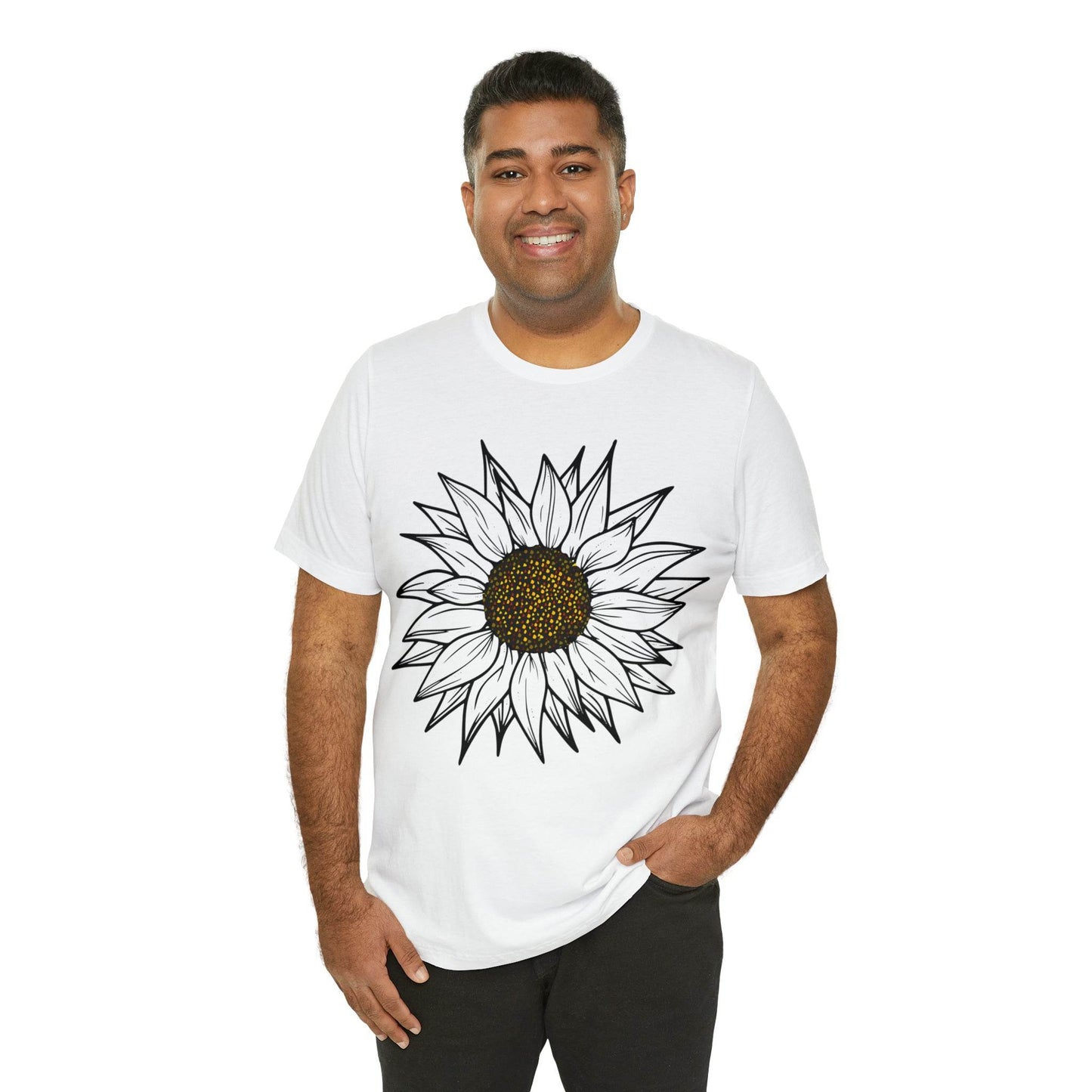 Sunflower Shirt, Floral Tee Shirt, Flower Shirt, Garden Shirt, Womens Fall Summer Shirt Sunshine Tee, Gift for Gardener, Nature love shirt - Giftsmojo