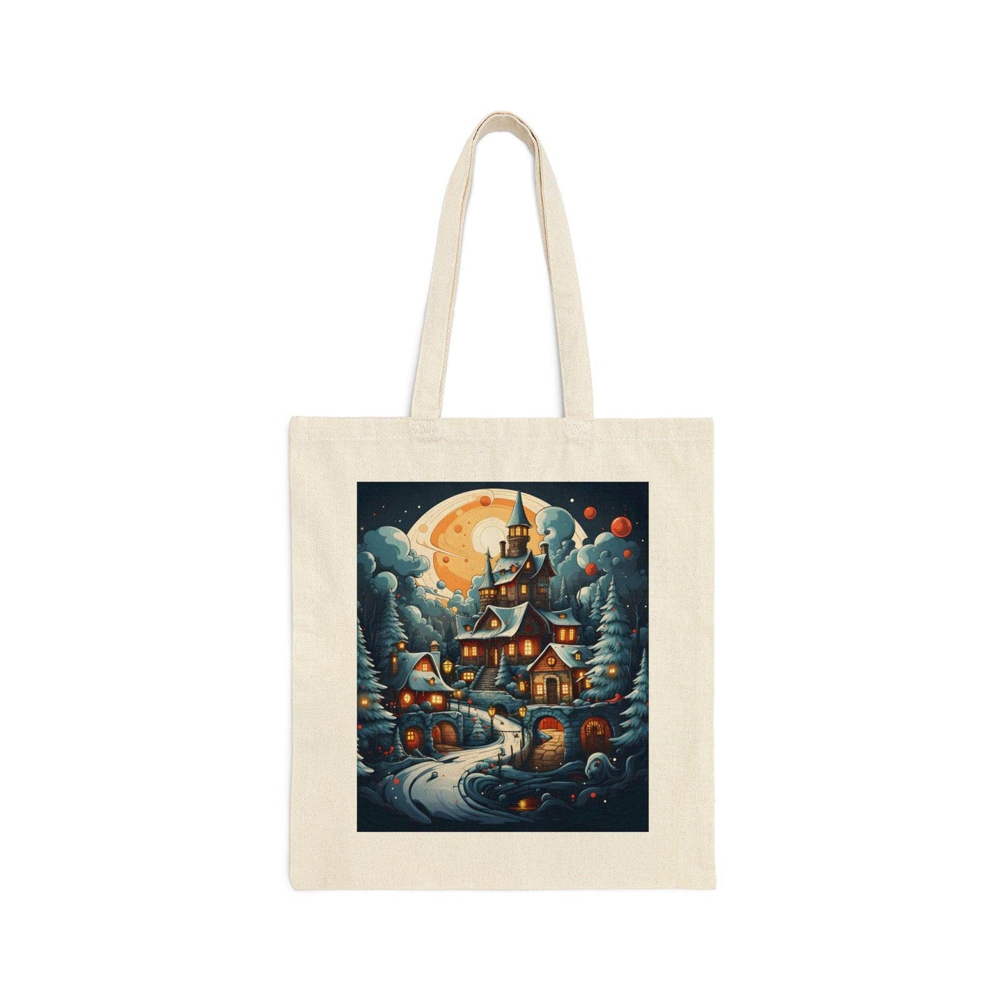 Christmas Tote Bag, Christmas Canvas Tote Bag Christmas Bag - Giftsmojo