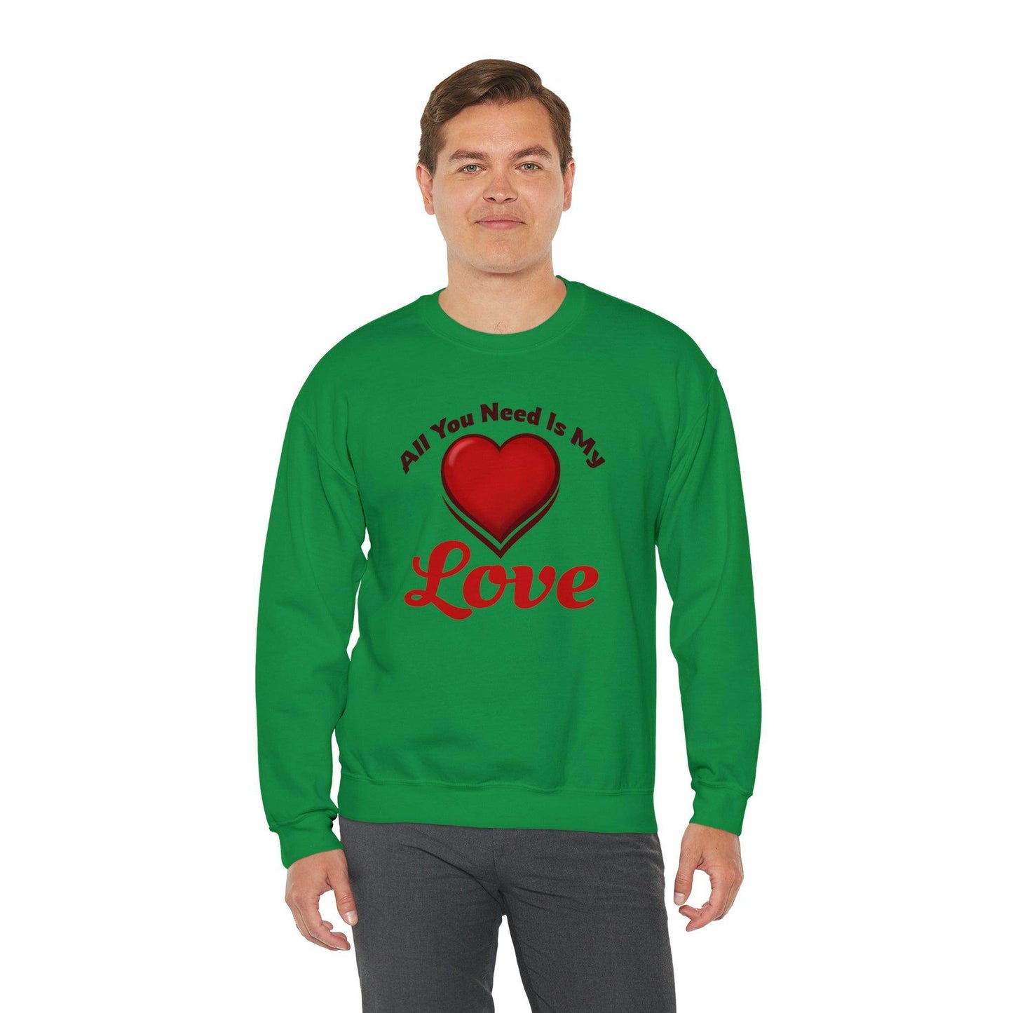 All you need is My Love Tee Hooded Sweatshirt - Giftsmojo