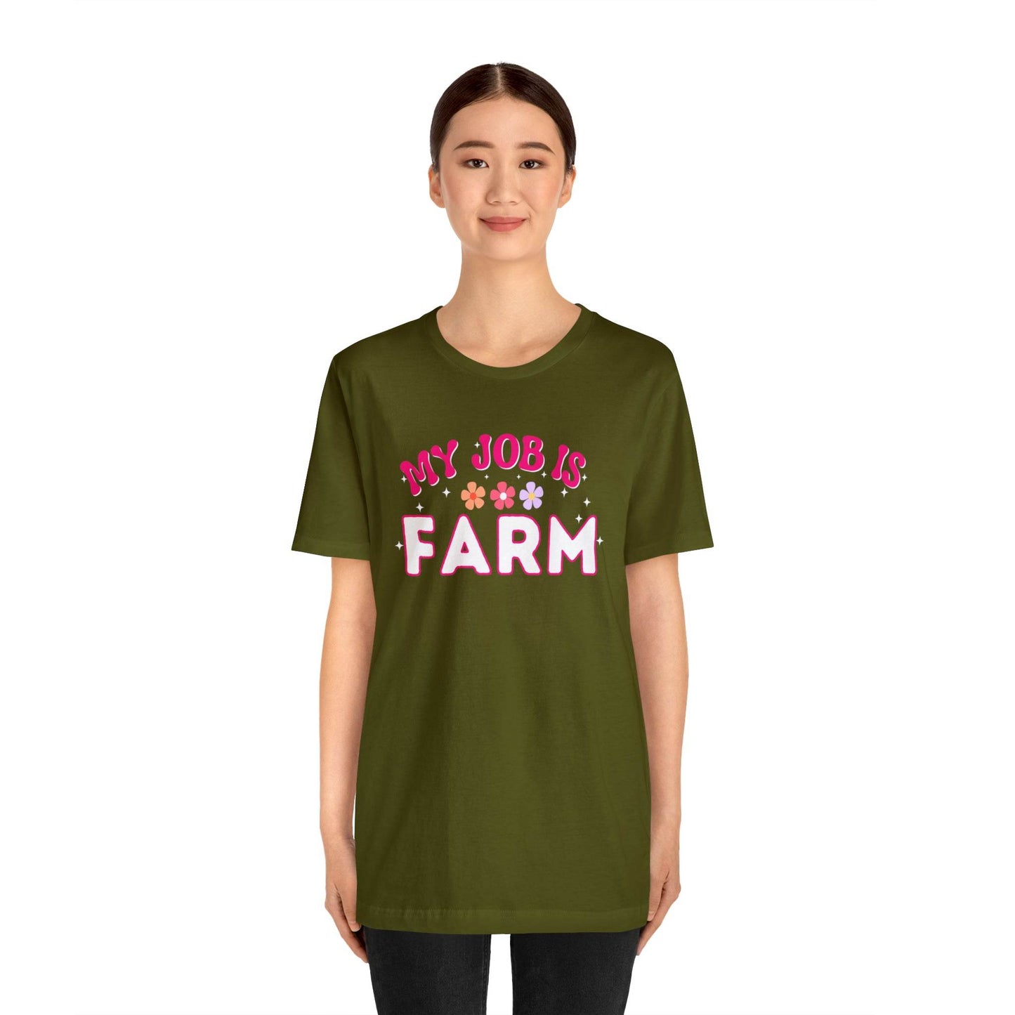 My Job is Farm Shirt Farmer Shirt Farming Shirt Homestead Gardening Shirt - Giftsmojo