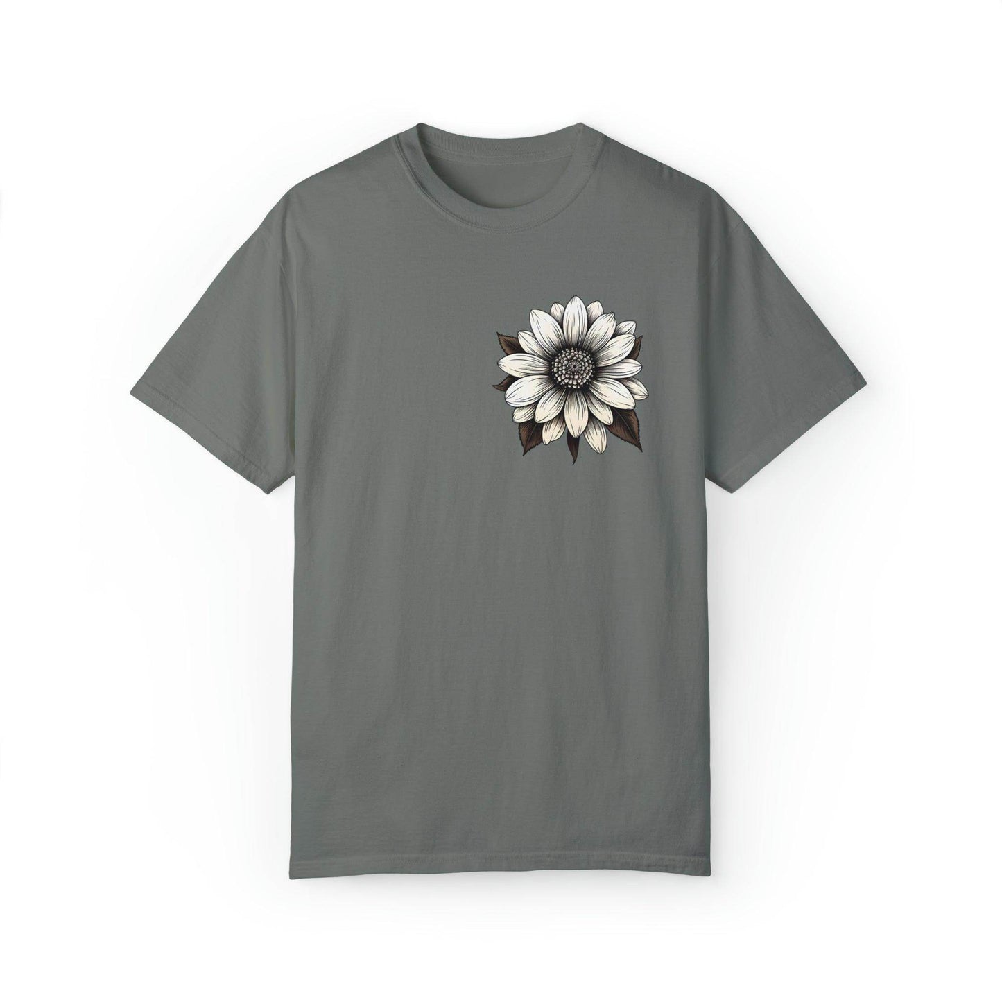 Sunflower Shirt Women Flower Shirt Aesthetic Women Top Floral Graphic Tee Floral Shirt Flower T-shirt, Wild Flower Shirt Gift For Her - Giftsmojo