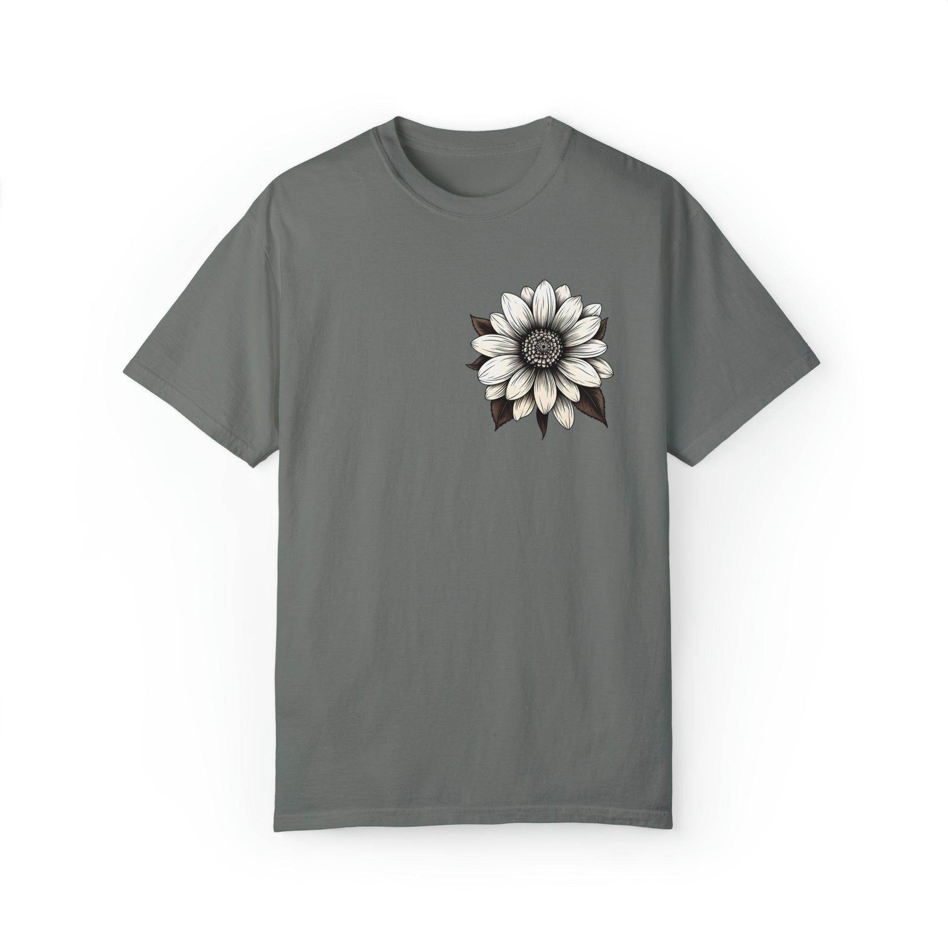 Sunflower Shirt Women Flower Shirt Aesthetic Women Top Floral Graphic Tee Floral Shirt Flower T-shirt, Wild Flower Shirt Gift For Her - Giftsmojo