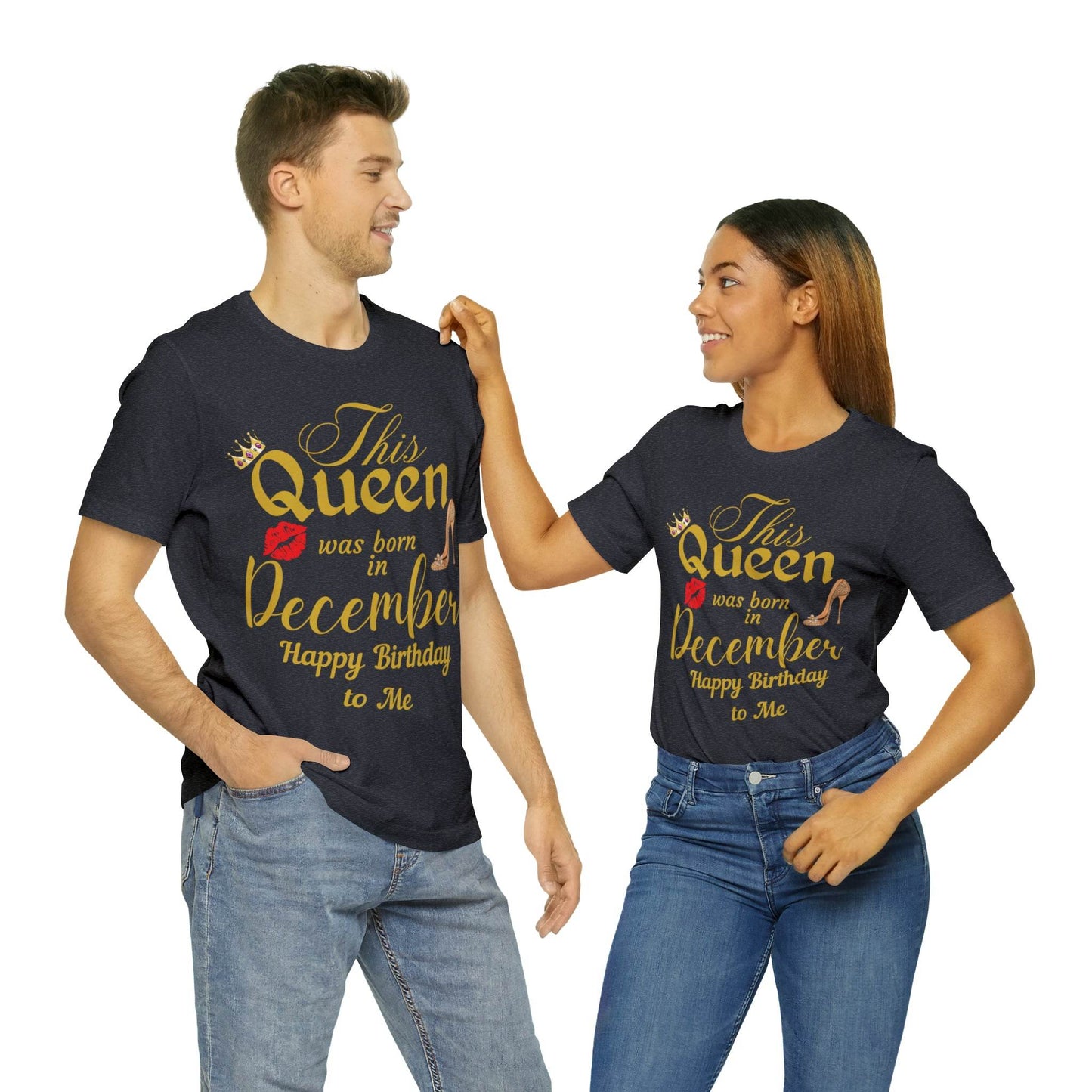 Birthday Queen Shirt, Gift for Birthday, This Queen was born in December Shirt, Funny Queen Shirt, Funny Birthday Shirt, Birthday Gift - Giftsmojo
