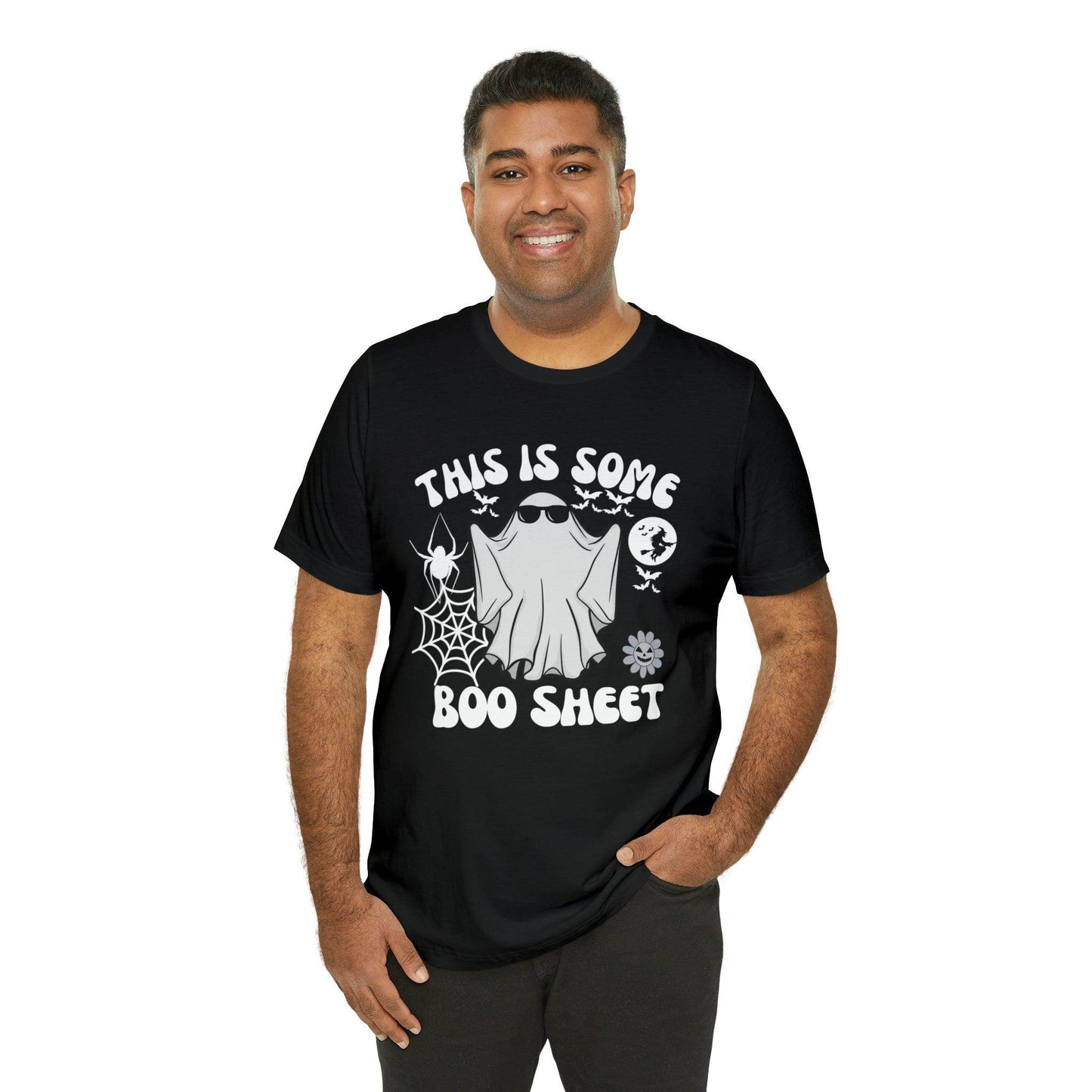 This Is Some Boo Sheet Funny Halloween Shirt Funny Halloween Costume Spooky Season Tee Funny Gift Shirt for Birthday Christmas Anniversary - Giftsmojo