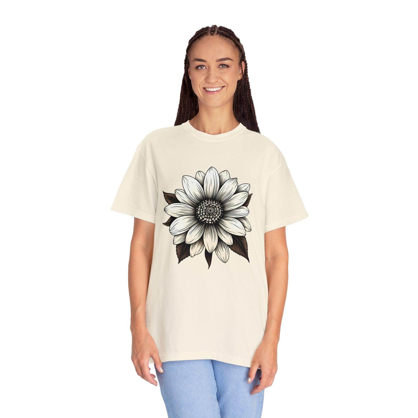 Sunflower Shirt Flower Shirt Aesthetic Women Top Floral Graphic Tee Floral Shirt Flower T-shirt, Wild Flower Shirt Gift For Her - Giftsmojo