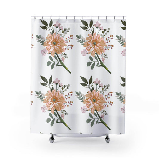 Floral Curtain Vintage Curtain Cute Shower Curtains set cool shower farmhouse curtain shower decor bathroom curtain boho shower curtain - Giftsmojo