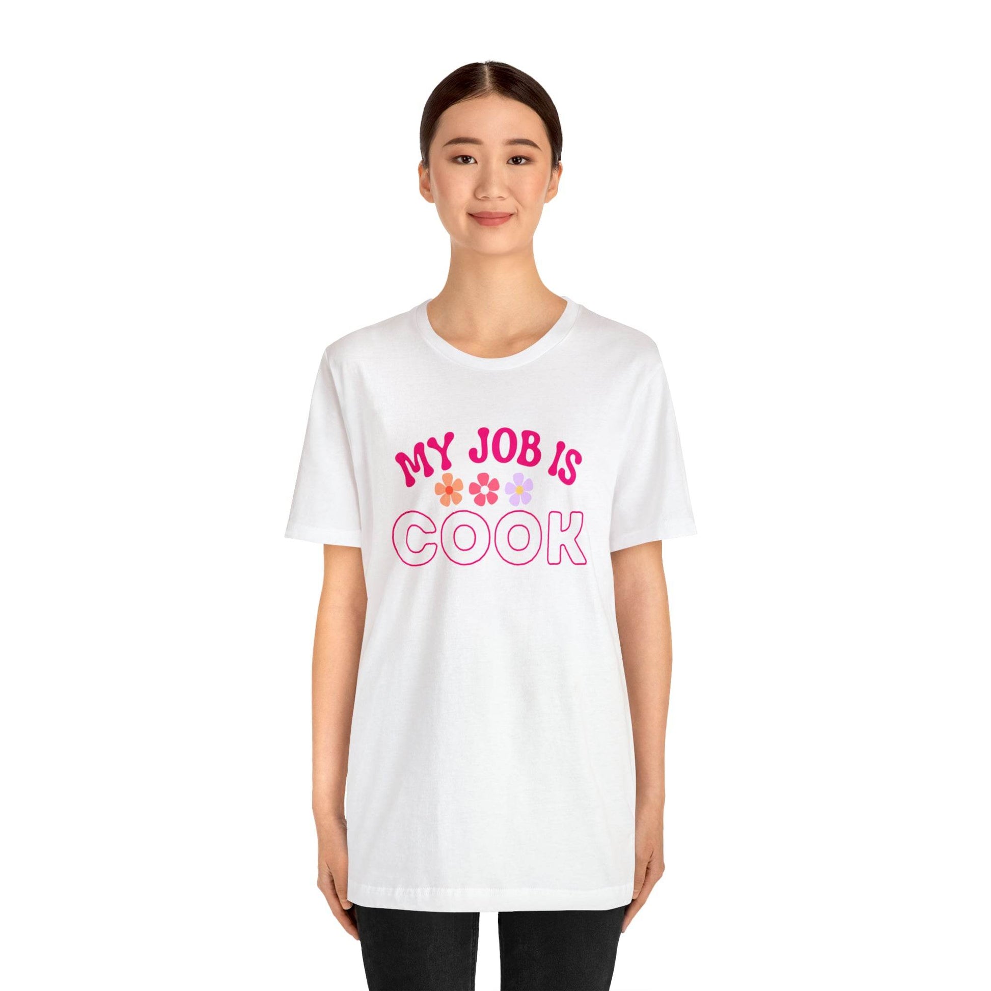 My Job is Cook Shirt Chef Shirt, Restaurant Cook Shirt Mom Shirt Dad Shirt - Giftsmojo