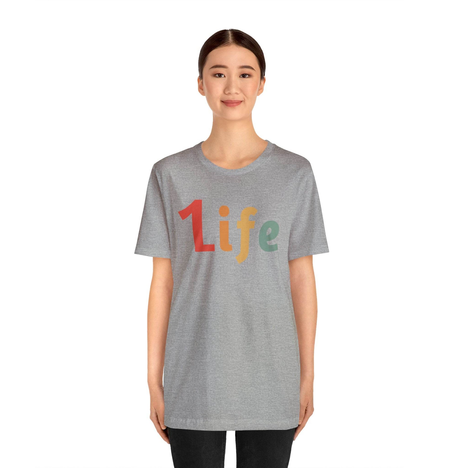 Retro One life Shirt 1life shirt Live Your Life You Only Have One Life To Live Retro Shirt - Giftsmojo