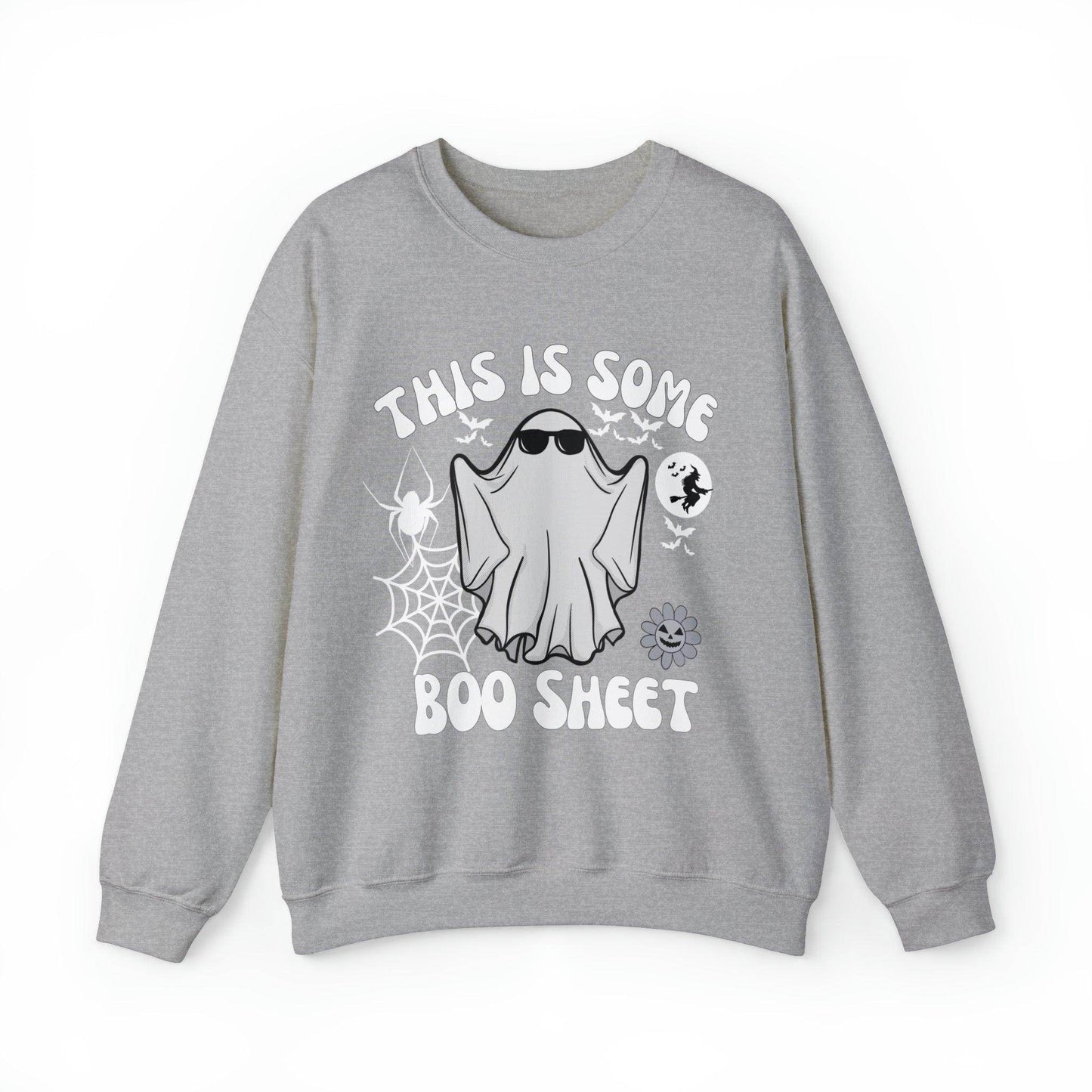 This Is Some Boo Sheet Ghost Sweatshirt Cute Ghost Sweatshirt Boo Ghost Sweatshirt Gift Shirt Funny Halloween Shirt Spooky Season Shirt - Giftsmojo