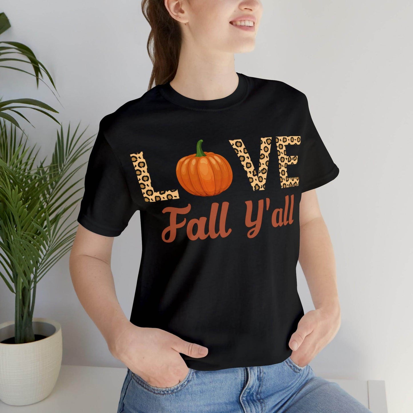 Leopard Print Love Fall Y'all - Giftsmojo