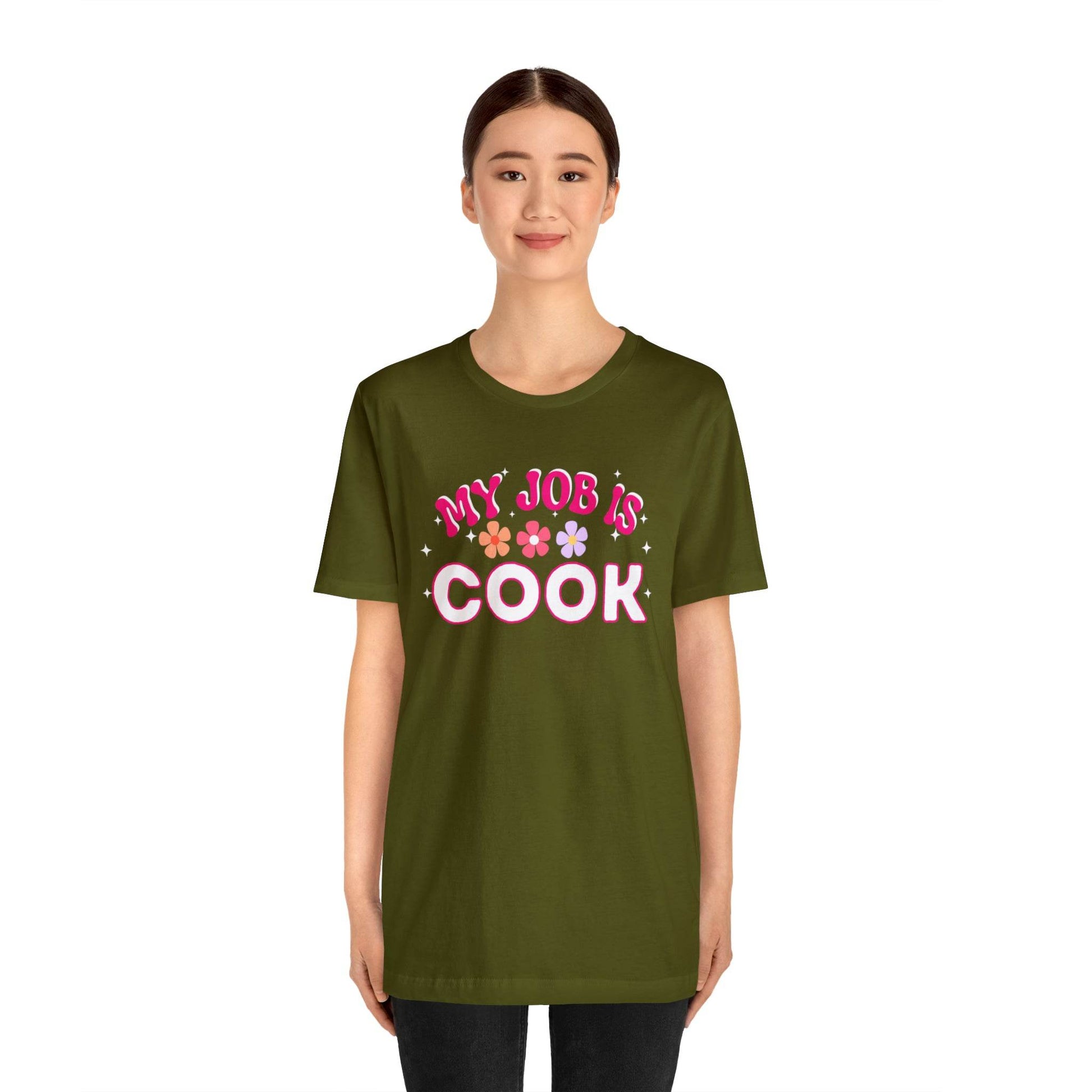 My Job is Cook Shirt Chef Shirt, Restaurant Cook Shirt Mom Shirt Dad Shirt - Giftsmojo