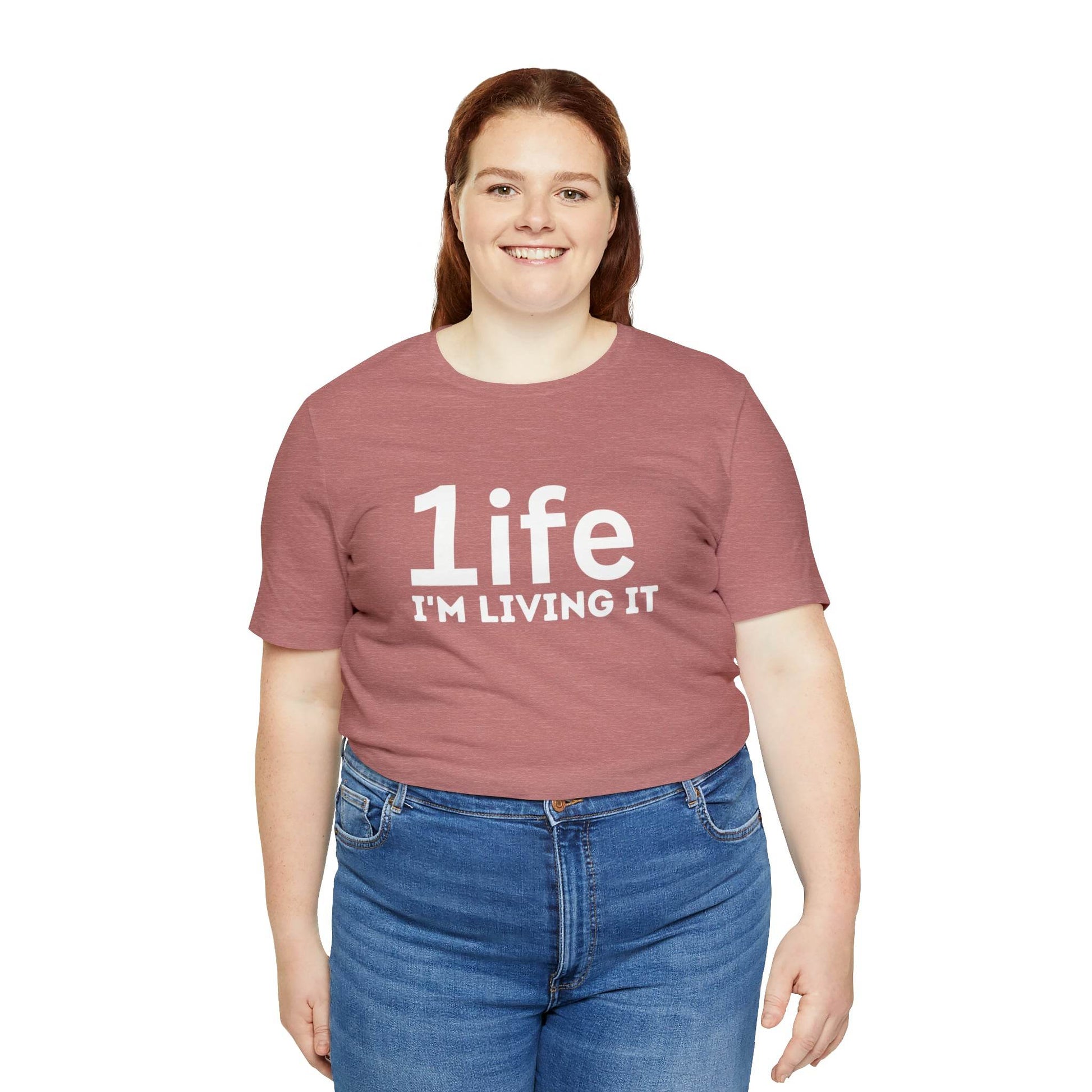 One Life I'M Living It Shirt One life Shirt 1life shirt Live Your Life You Only Have One Life To Live Shirt - Giftsmojo