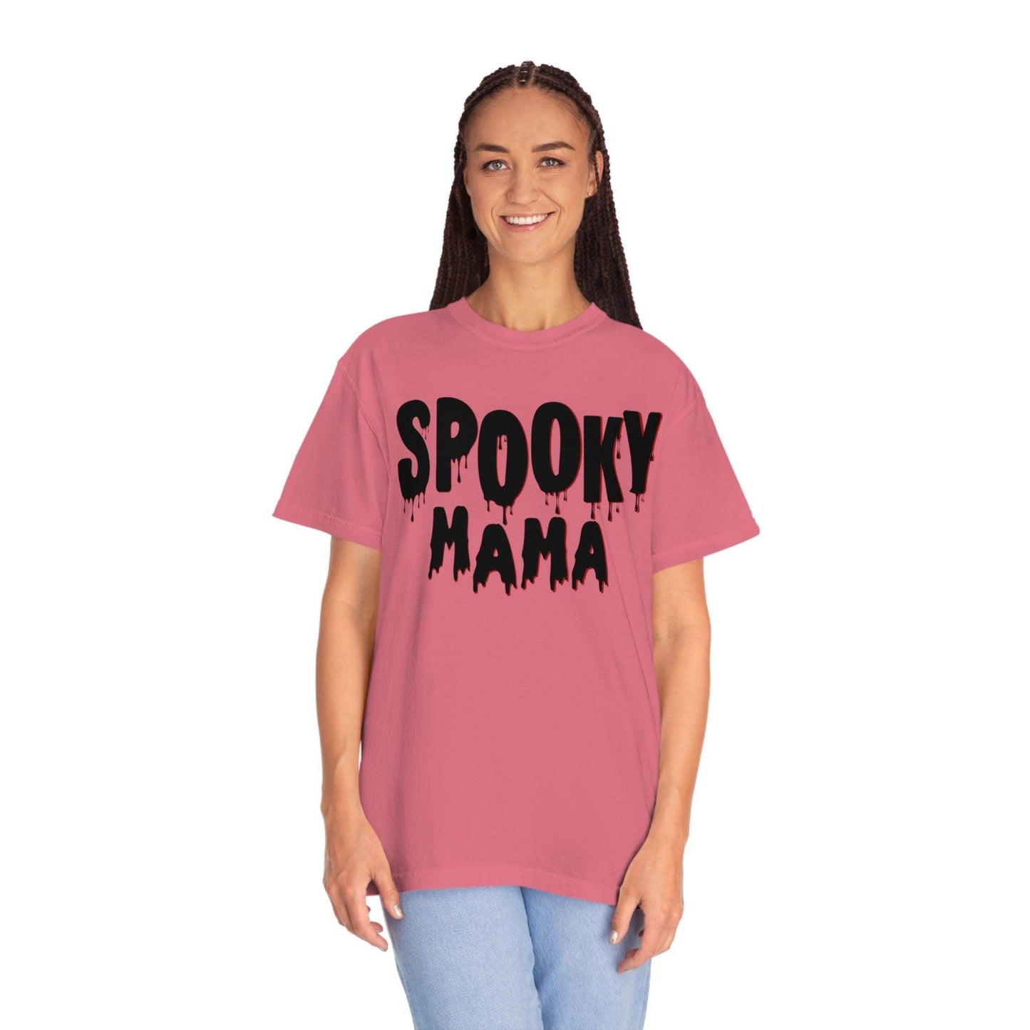 Retro Halloween Tshirt, Spooky Mama Shirt, Vintage Halloween Shirt Trendy Halloween Vibes - Giftsmojo