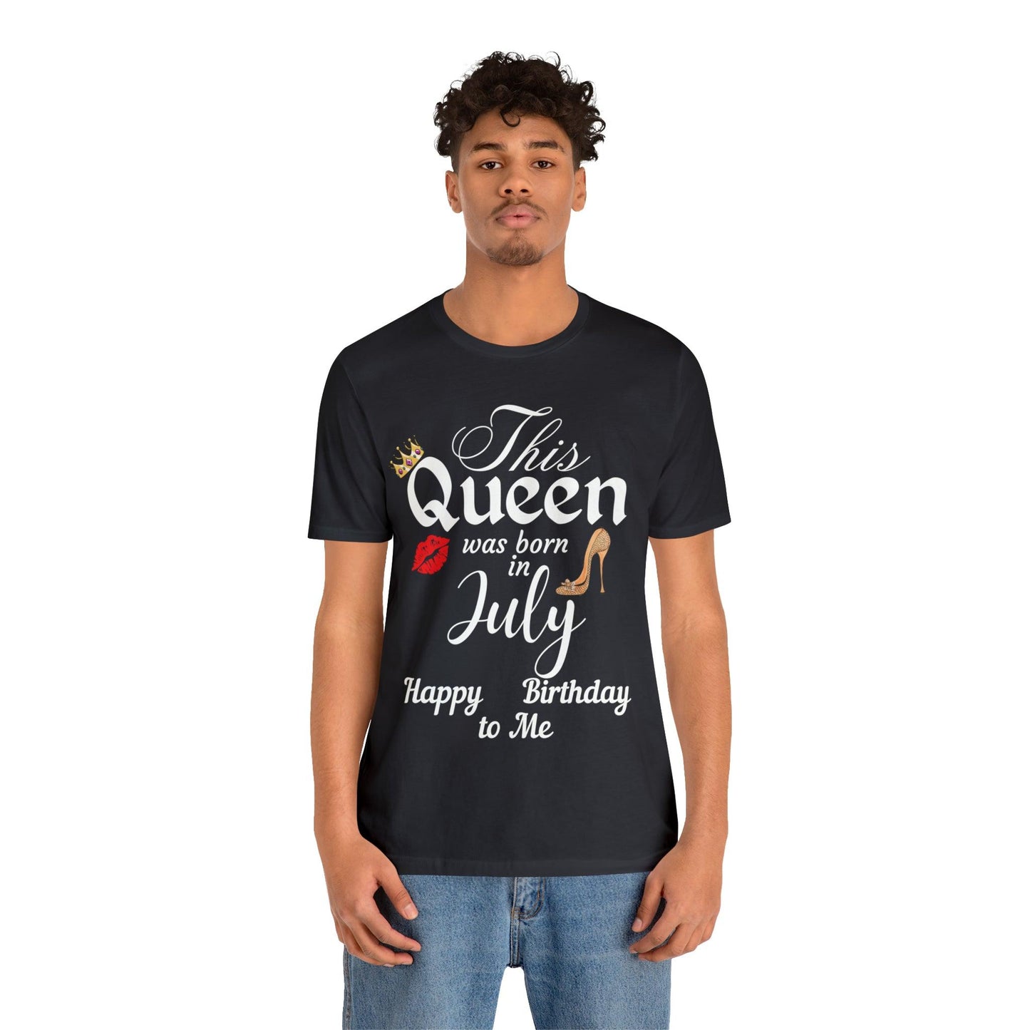 Birthday Queen Shirt, Gift for Birthday, This Queen was born in July Shirt, Funny Queen Shirt, Funny Birthday Shirt, Birthday Gift - Giftsmojo
