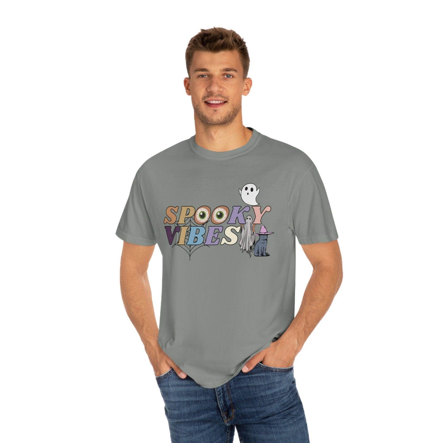 Retro Halloween Tshirt, Spooky Vibes Shirt, Vintage Shirt Halloween Shirt - Giftsmojo