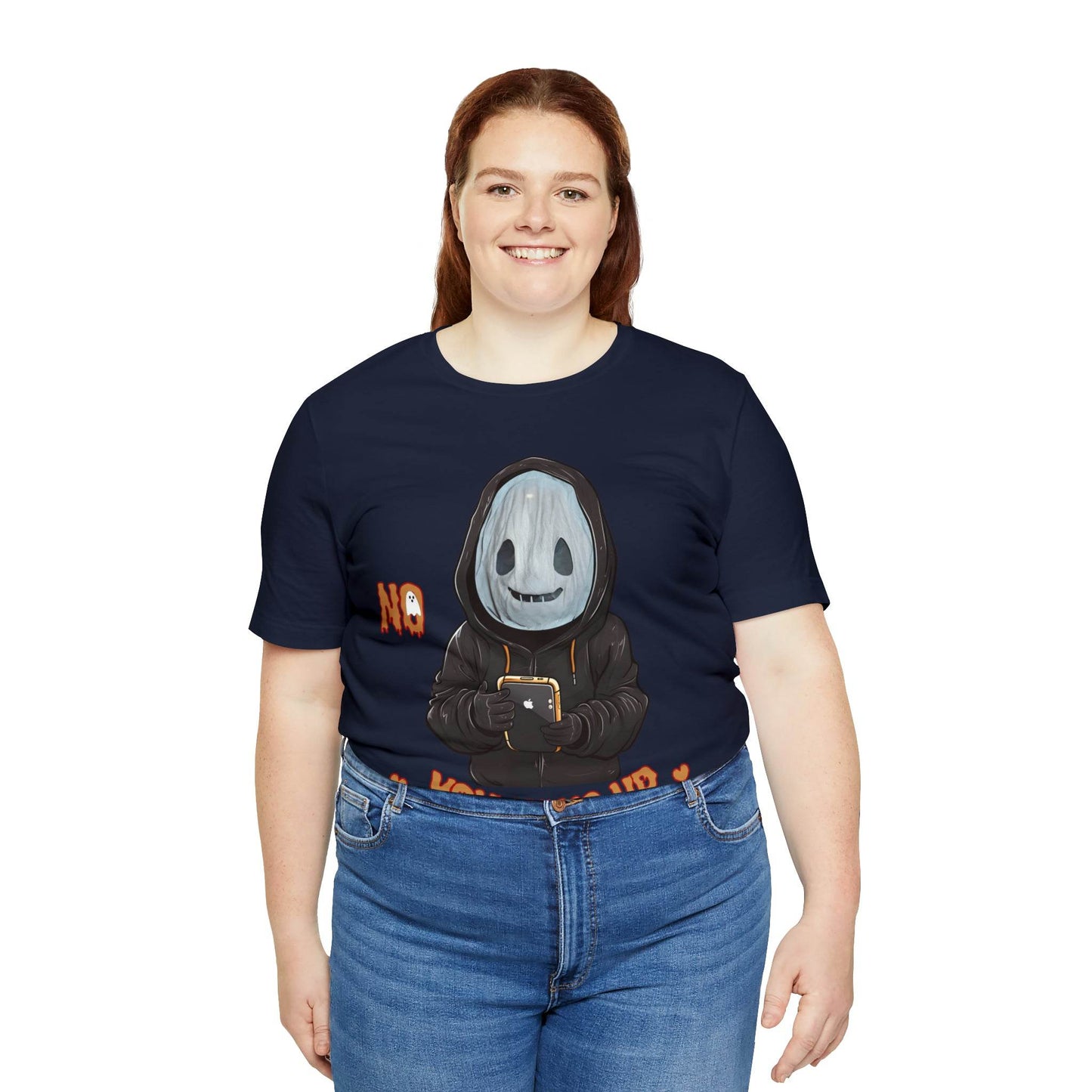 Halloween Shirt No You Hang Up Scary Halloween Costume Fall shirt Spooky Vibes Shirt - Giftsmojo