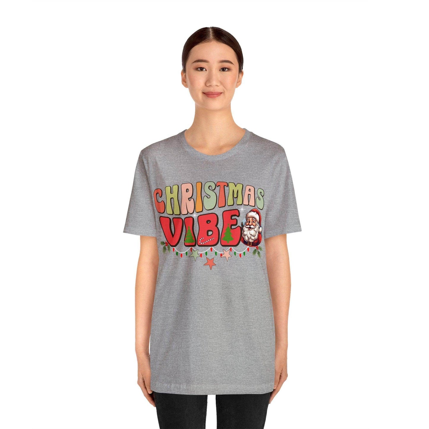 Cute Christmas Vibes Shirt Cute Christmas Vibe Holiday Shirt - Giftsmojo
