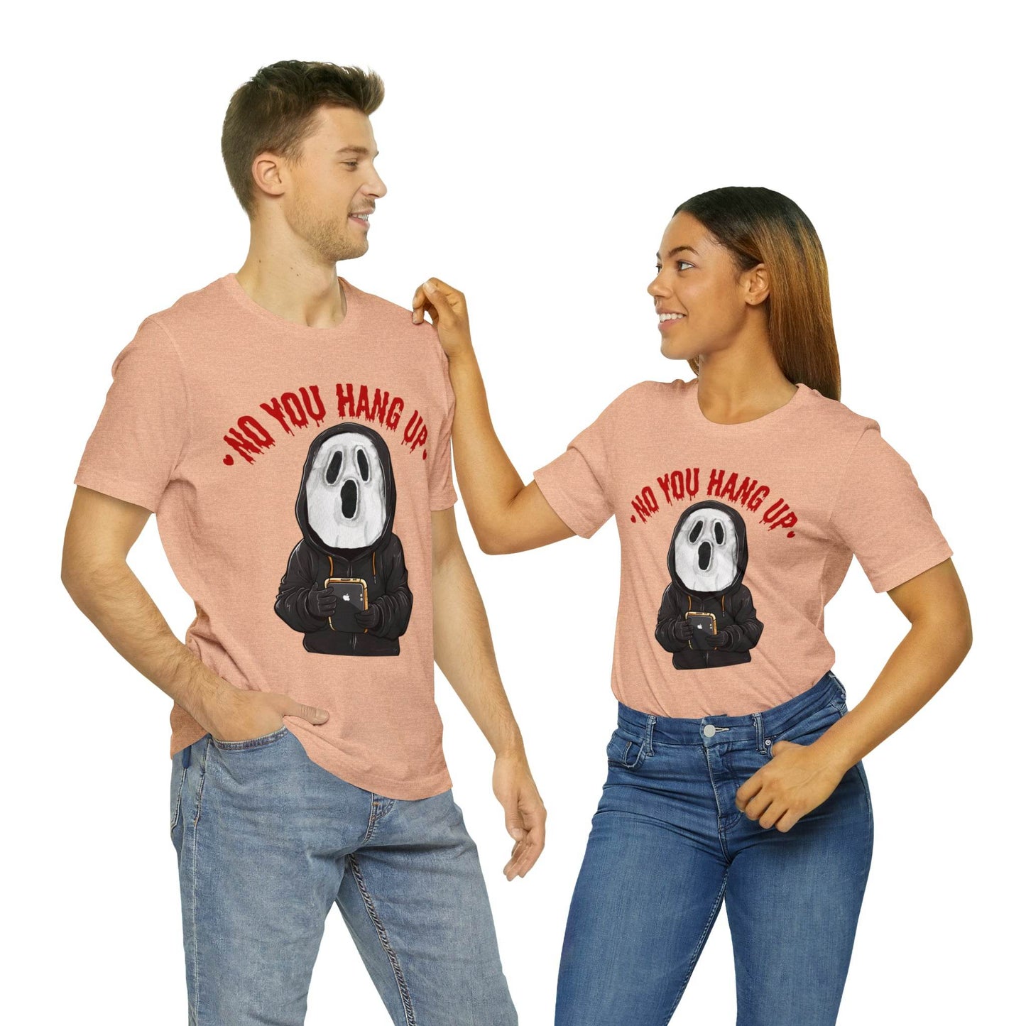 No You Hang Up Scary Halloween Costume Halloween Shirt Playful and Spooky Charm Fall Shirt - Giftsmojo