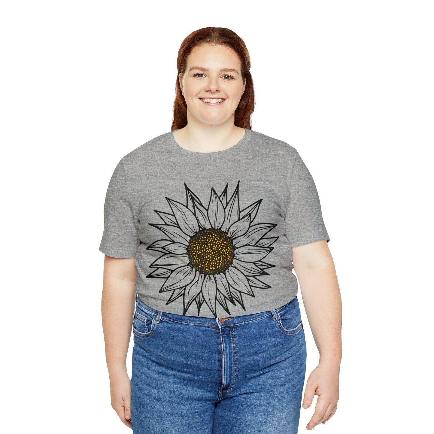 Sunflower Shirt, Floral Tee Shirt, Flower Shirt, Garden Shirt, Womens Fall Summer Shirt Sunshine Tee, Gift for Gardener, Nature love shirt - Giftsmojo