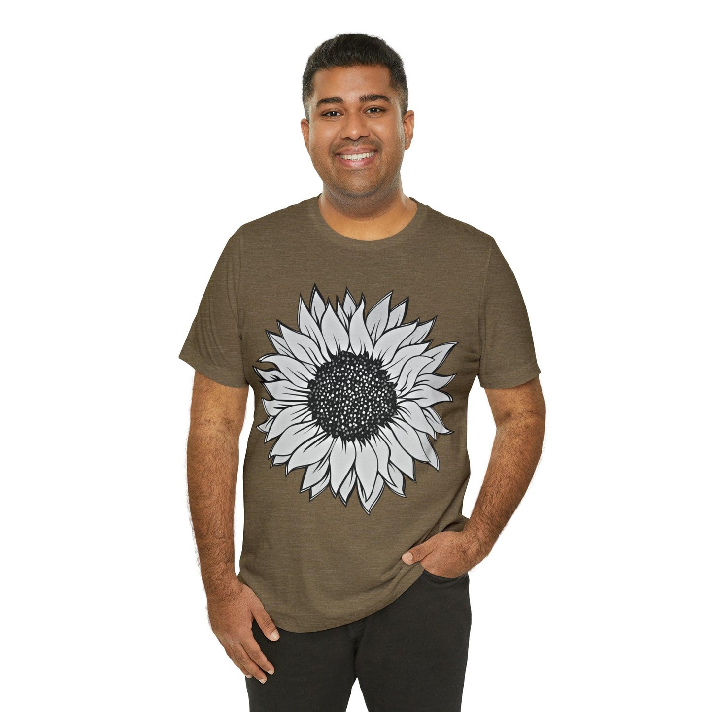 Sunflower Shirt, Floral Tee Shirt, Flower Shirt, Garden Shirt, Womens Fall Summer Shirt Sunshine Tee, Gift for Gardener, Nature love