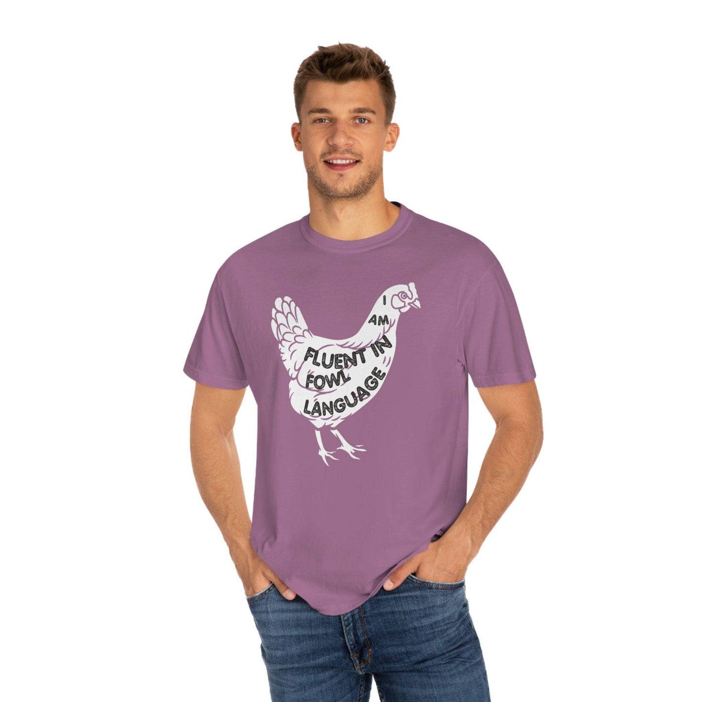 Chicken Shirt Chicken Tee Chicken Owner Gift -Fluent in Fowl Language Gift For Chicken Lover gift - Giftsmojo