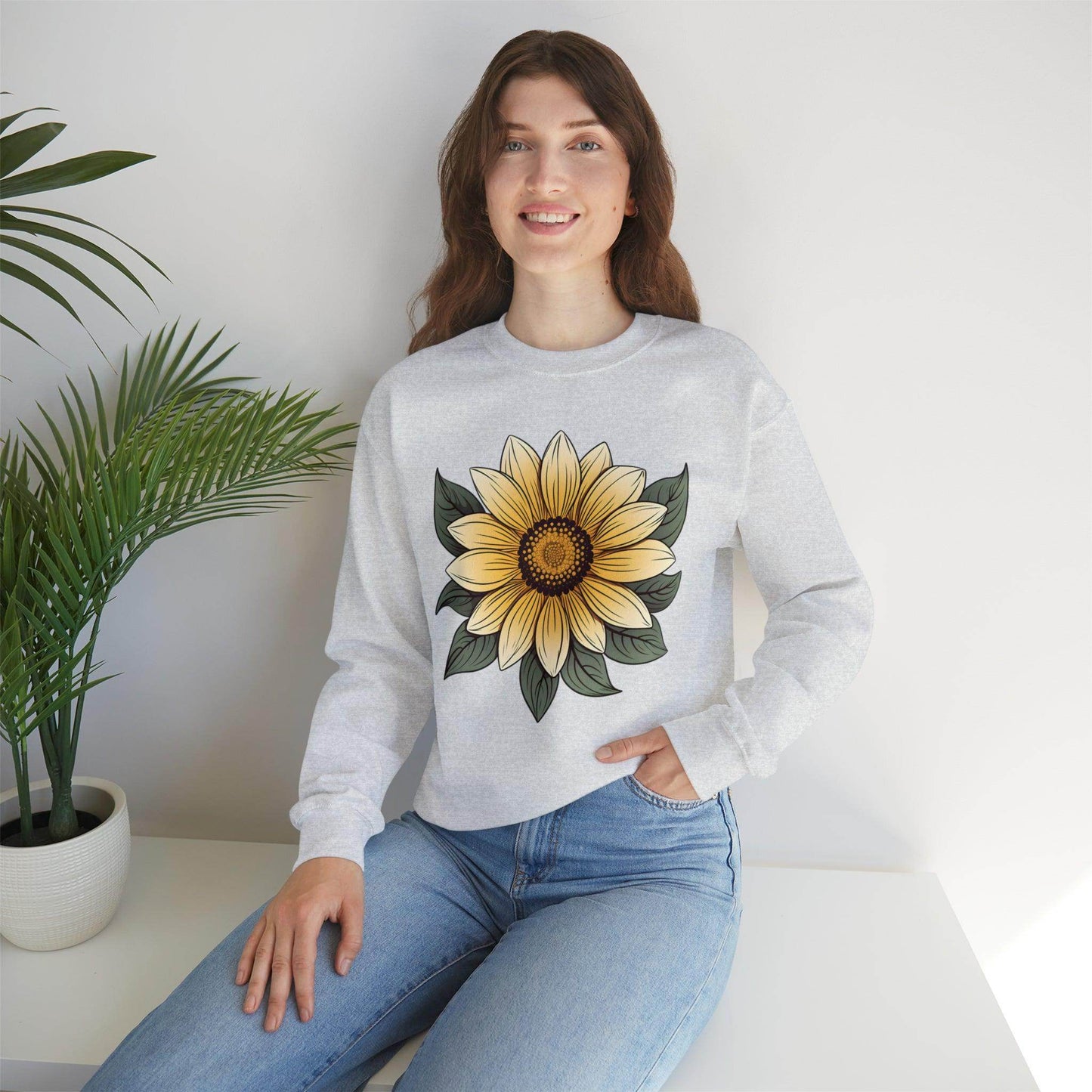 Flower Sweatshirt, Floral Sweatshirt Flower Sweatshirt Flower Sweater, Flower Shirt, Floral Print, Flower TShirt, Perfect Mothers Day Gift - Giftsmojo