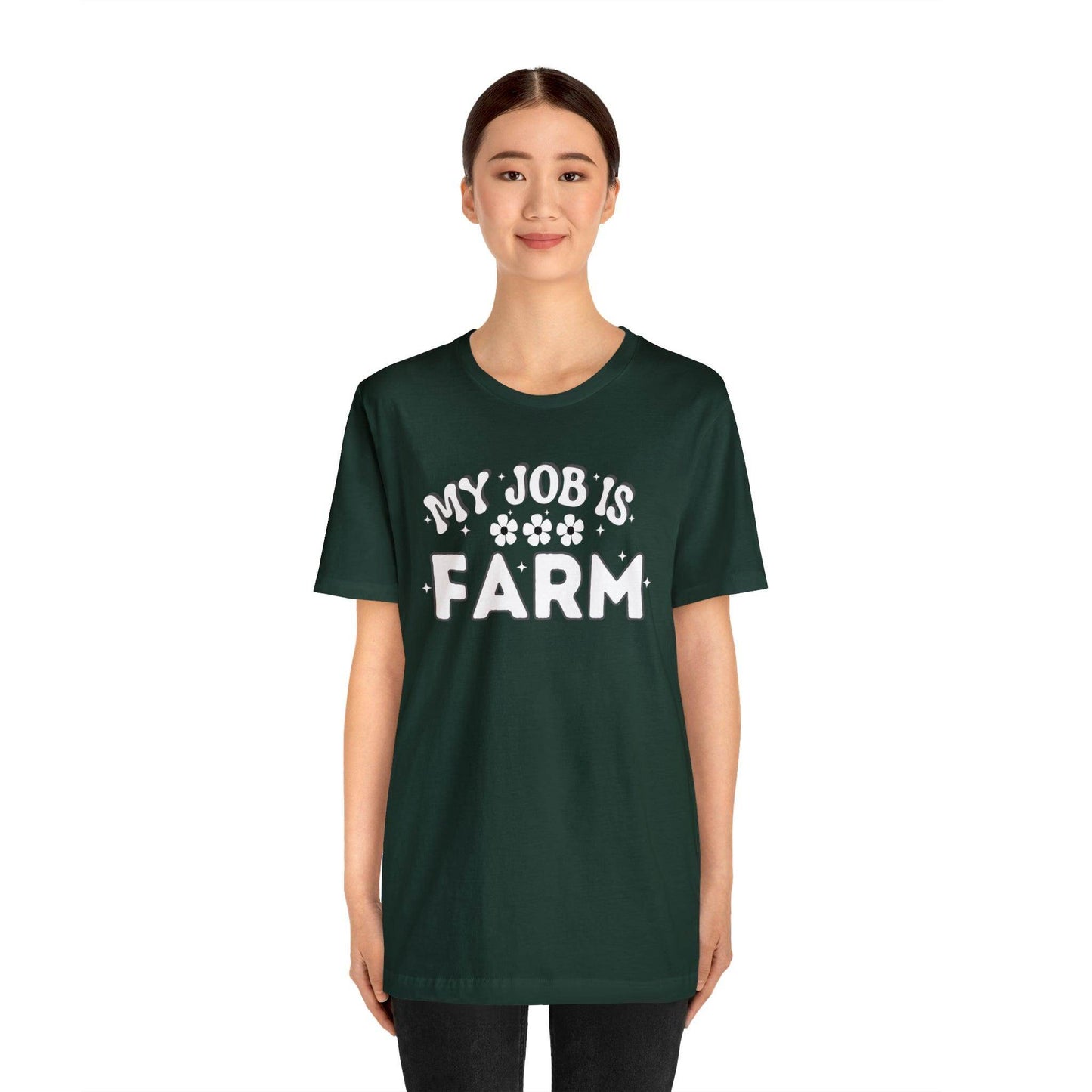 My Job is Farm Shirt Farmer Shirt Farming Shirt Homestead Gardening Shirt Farmers, Farmhand, Livestock Farmer, Crop Grower Horticulturist, Animal Scientist, Agricultural Engineer Environmental Scientist,  - Giftsmojo