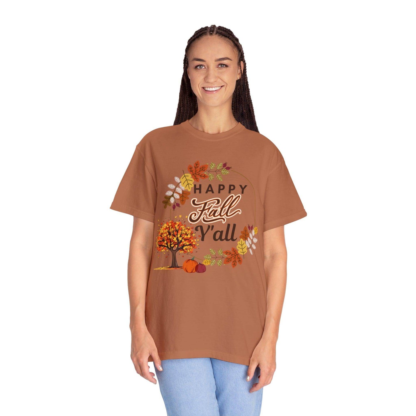 Happy Fall Y'all Gift for Fall, Funny Fall Shirts Gift, Autumn Tee, Fall TShirt - Giftsmojo
