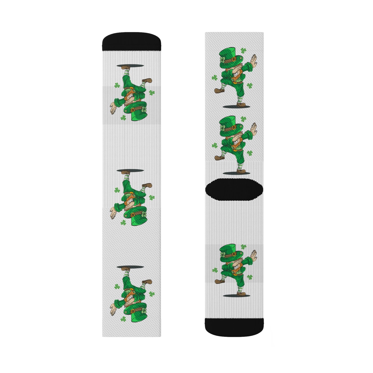 St. Patrick's Day Socks Sublimation Socks Saint Paddy Sock