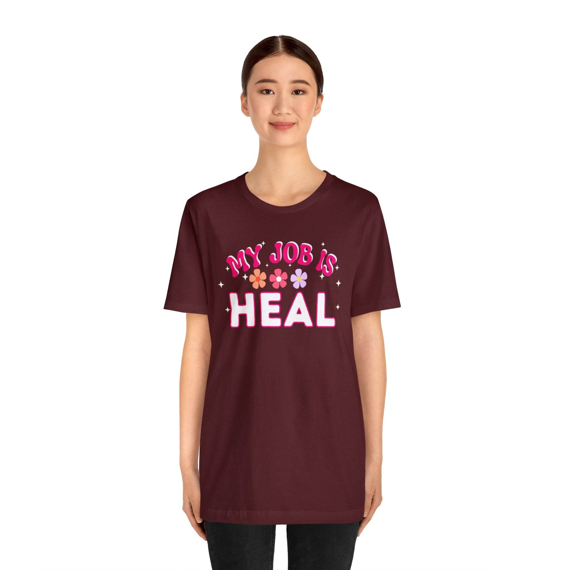 My Job is Heal Shirt Doctor Shirt Nurse Shirt - Giftsmojo