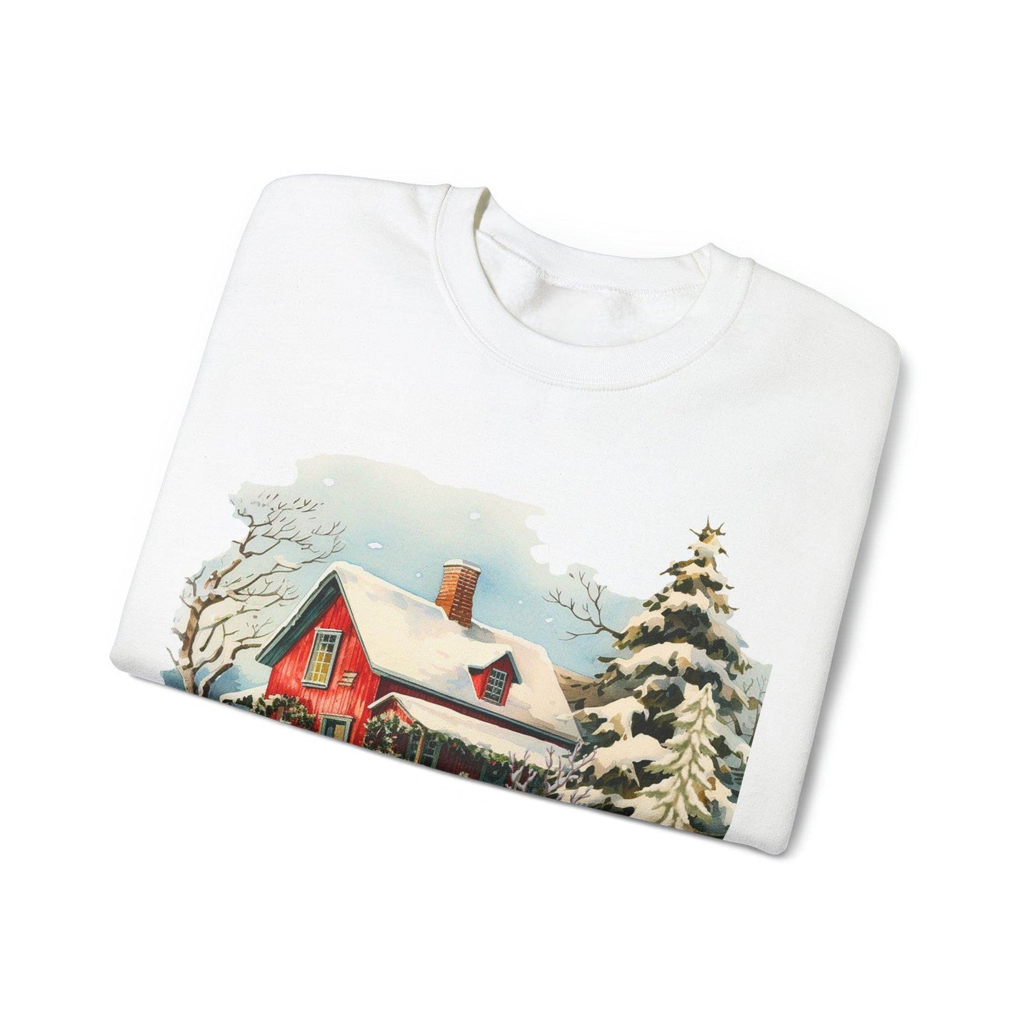 Small Town Christmas Sweatshirt Christmas on The Farm Sweatshirt Mooey Christmas Farm Sweatshirt Christmas Sweater Trendy Christmas Shirt Farmers - Giftsmojo
