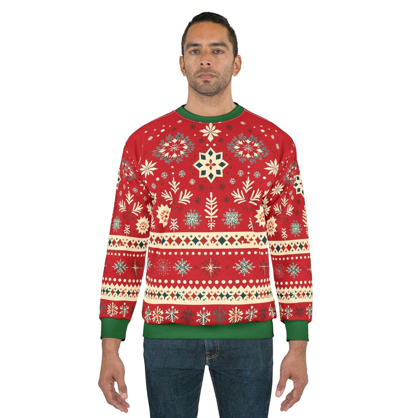 Ugly Christmas Sweater Ugly Sweatshirt Christmas Sweatshirt, Womens Christmas Sweater, Christmas Crewneck Pullover Christmas Tree Holiday Sweaters Winter - Giftsmojo