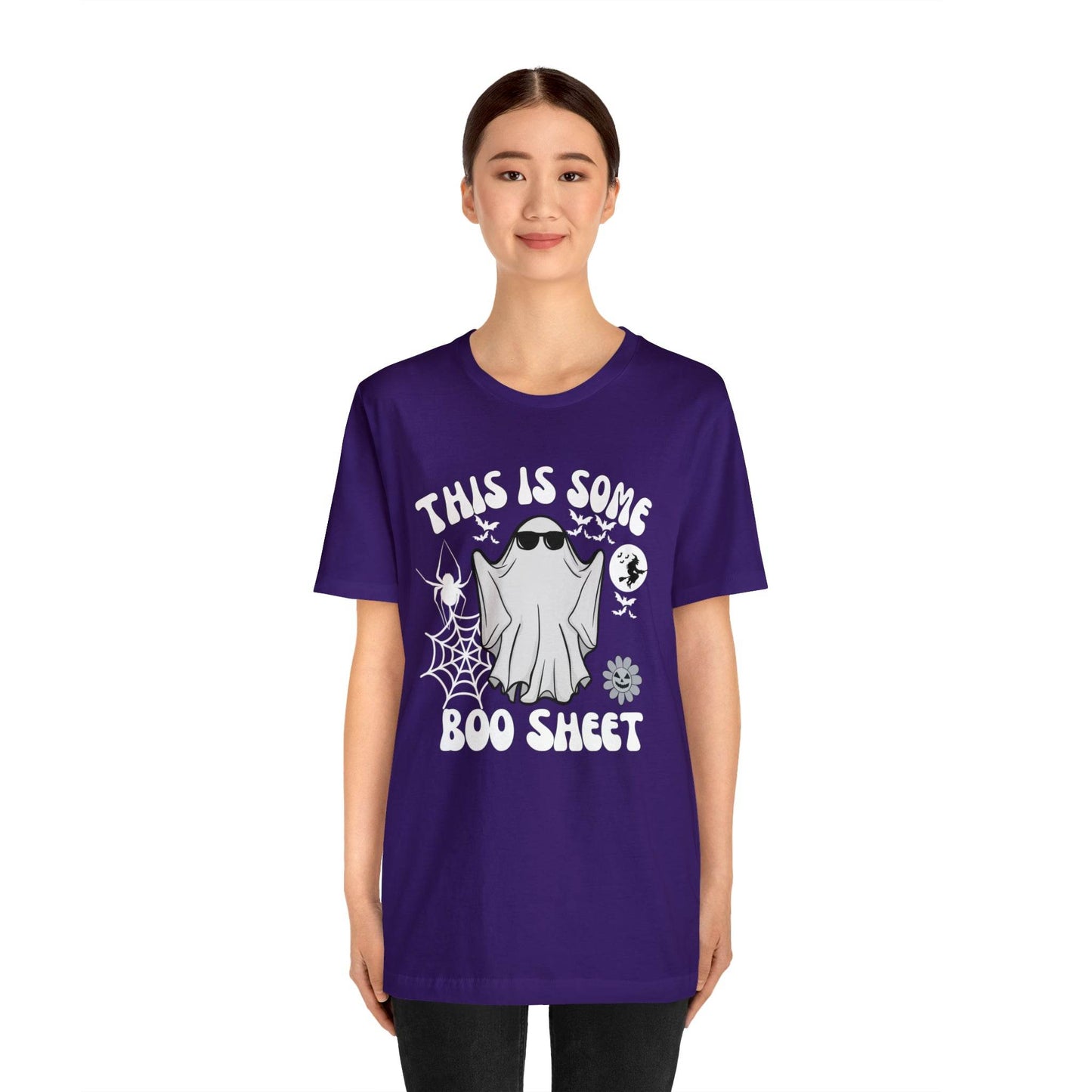This Is Some Boo Sheet Funny Halloween Shirt Funny Halloween Costume Spooky Season Tee Funny Gift Shirt for Birthday Christmas Anniversary - Giftsmojo