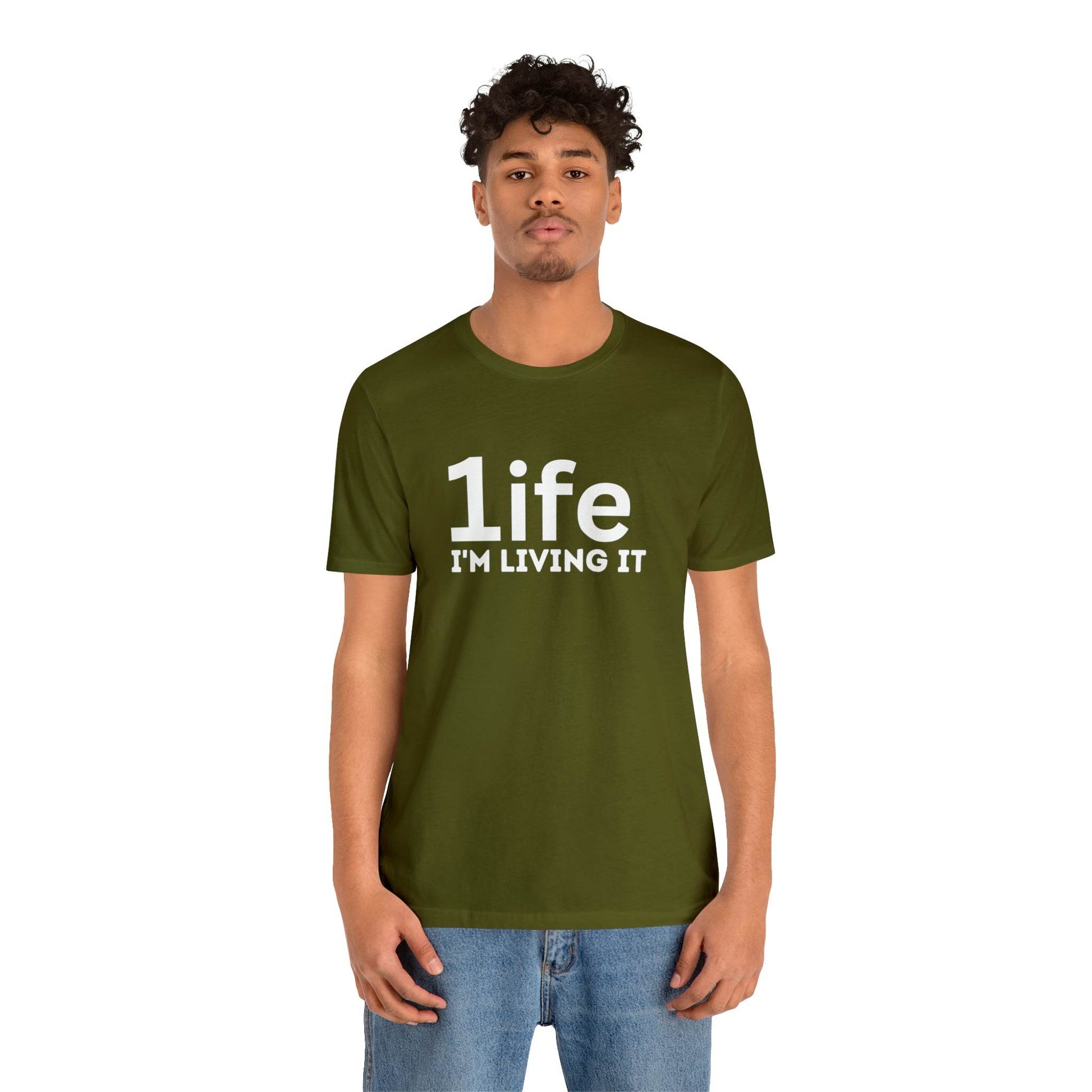 One Life I'M Living It Shirt One life Shirt 1life shirt Live Your Life You Only Have One Life To Live Shirt - Giftsmojo