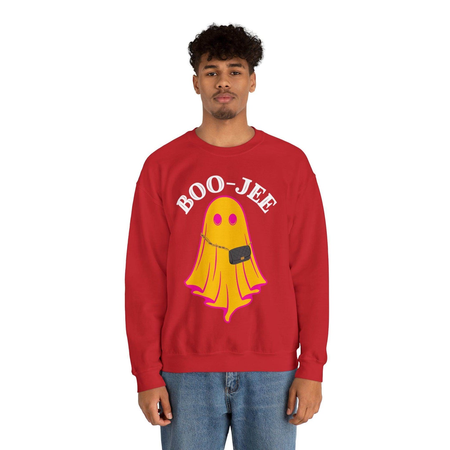 Boo-Jee Sweatshirt, Boo Halloween Sweatshirt, Spooky Ghost Sweatshirt, Boo Jee Shirt, Halloween Ghost Sweatshirt, Halloween Boo Shirt - Giftsmojo