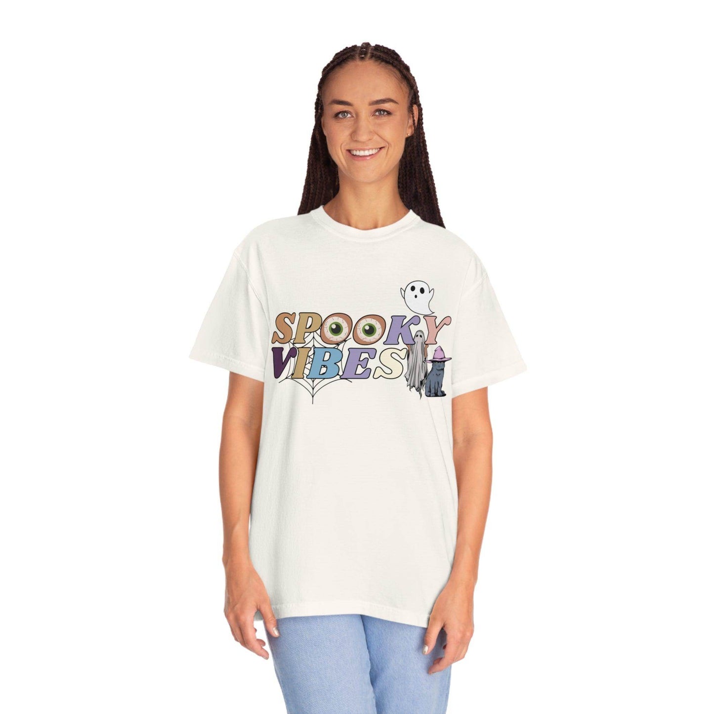 Retro Halloween Tshirt, Spooky Vibes Shirt, Vintage Shirt Halloween Shirt - Giftsmojo