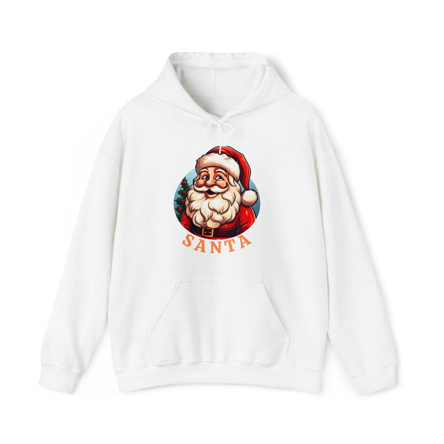 Santa Hooded Sweatshirt Santa Hooded Sweatshirt Christmas Sweater Pullover Christmas Pullover Santa Claus Shirt - Giftsmojo