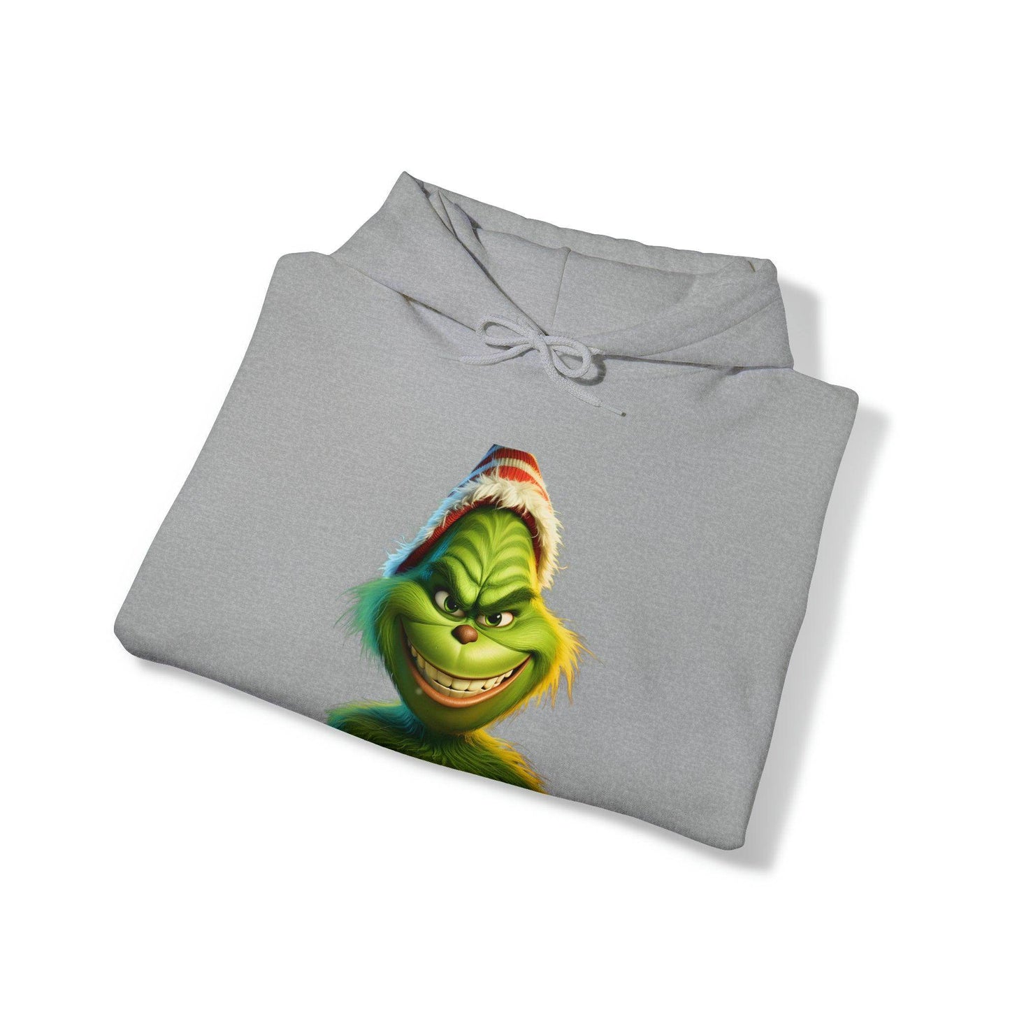 Grinch Hooded Sweatshirt Grinch Christmas Sweatshirt Christmas Sweater Truck Pullover Christmas Tree Sweat Pine Tree Pullover Grinch With a Mug - Giftsmojo