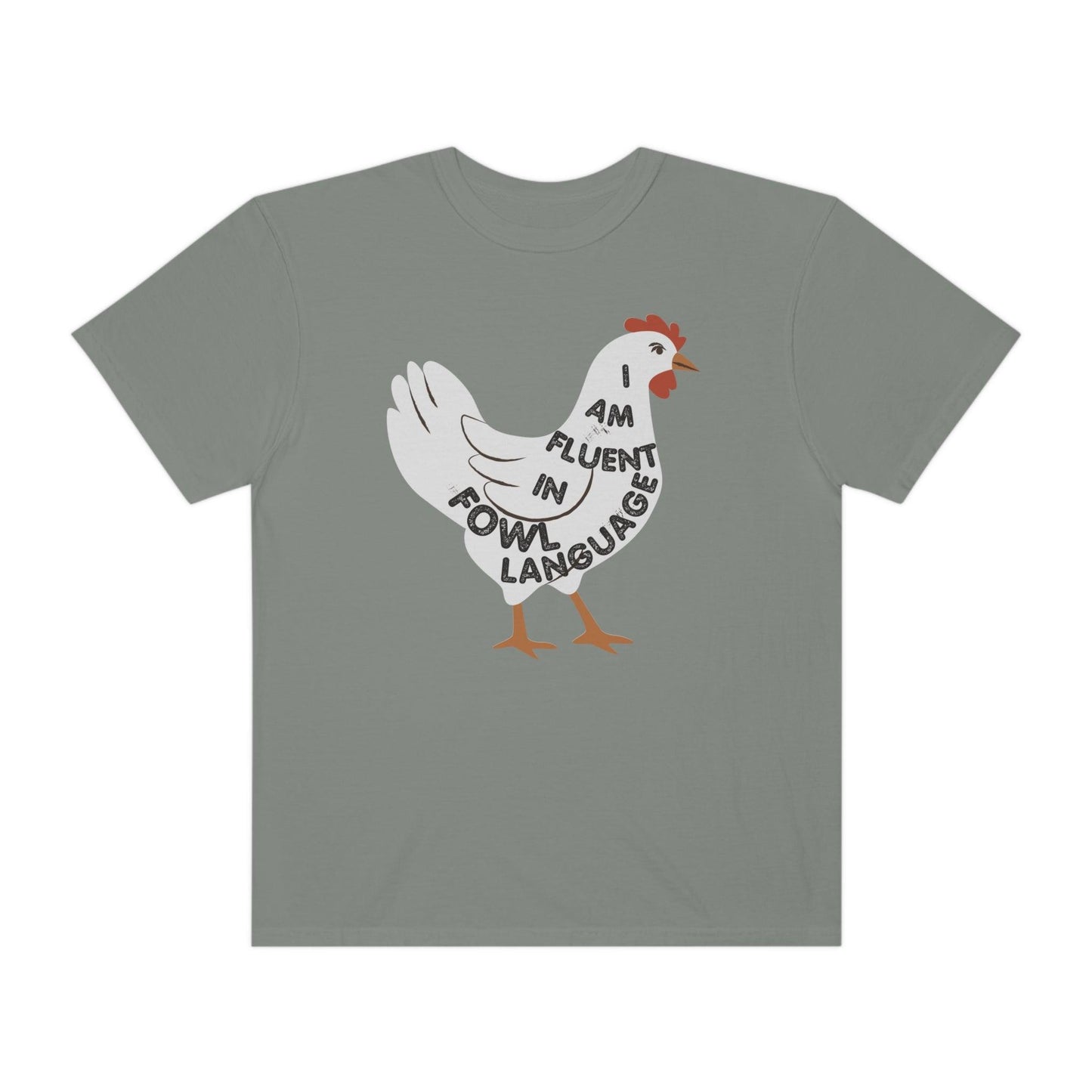 Chicken Shirt Chicken Tee Chicken Owner Gift - Gift For Chicken Lover gift, Fluent in Fowl Language shirt