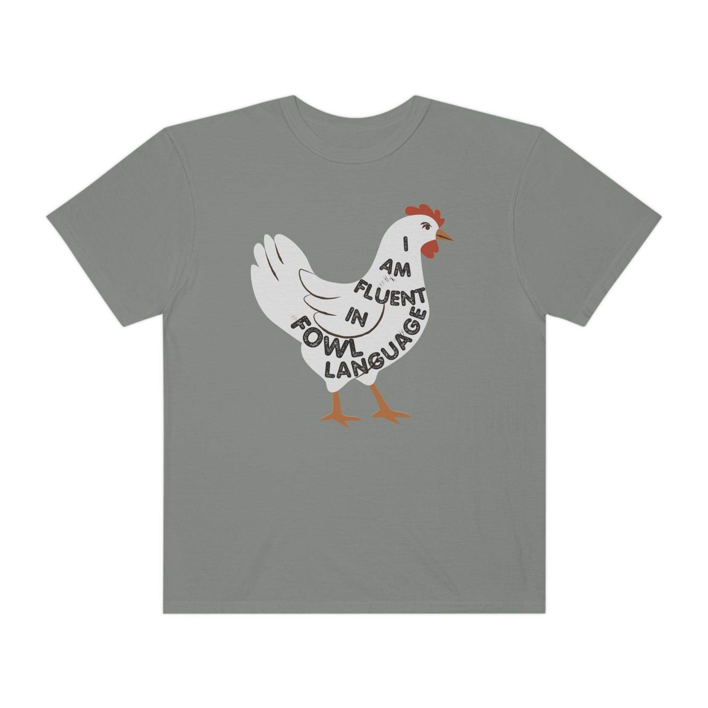 Chicken Shirt Chicken Tee Chicken Owner Gift - Gift For Chicken Lover gift, Fluent in Fowl Language shirt - Giftsmojo