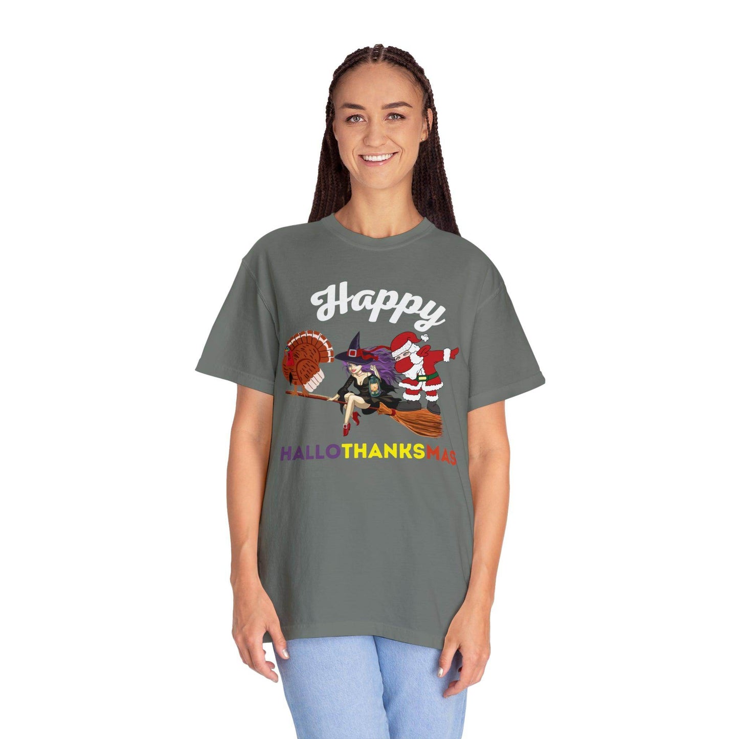 Happy HALLOTHANKSMAS Gift for Fall Halloween Thanksgiving Christmas Gift - Giftsmojo