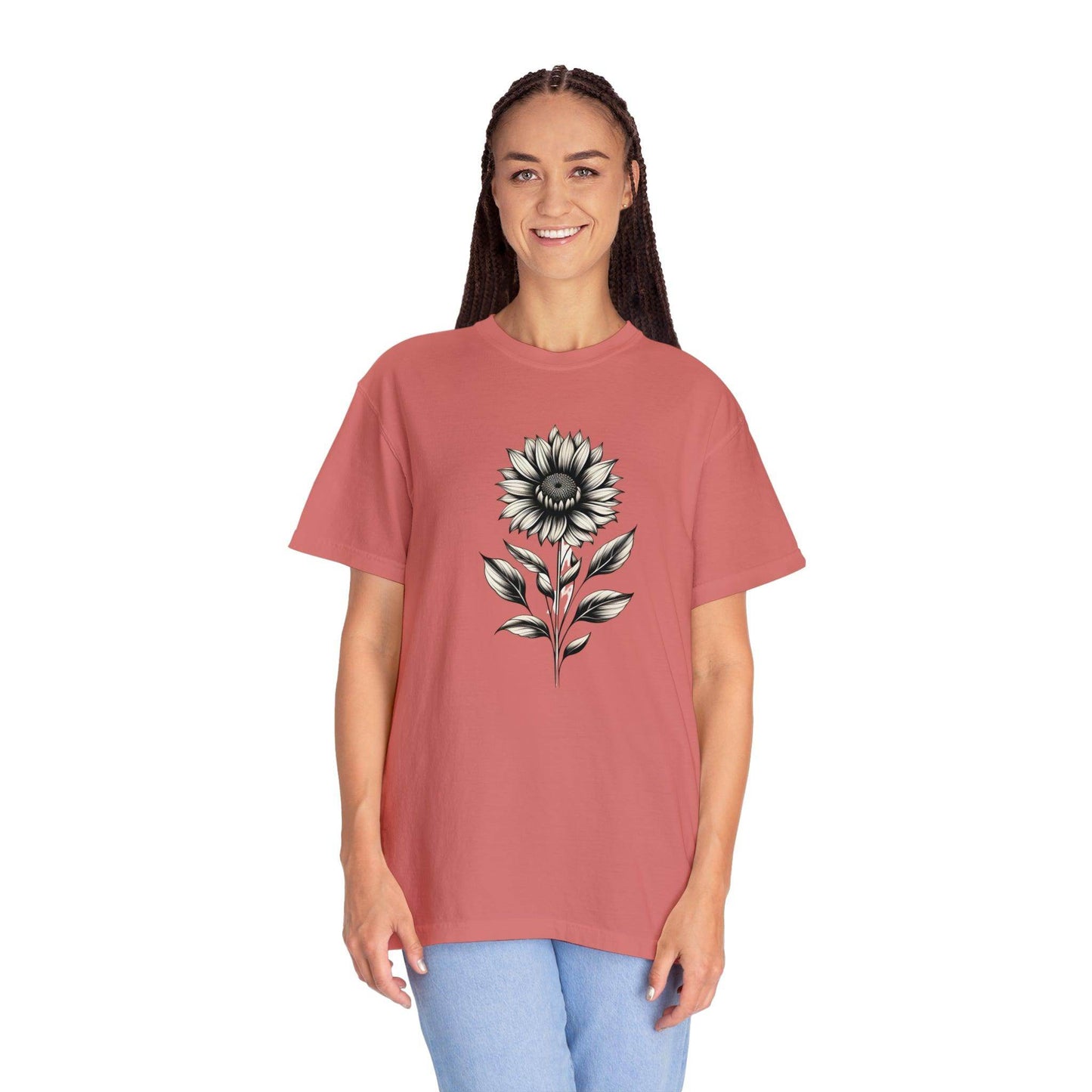 Sunflower Shirt Flower Shirt Aesthetic, Floral Graphic Tee Floral Shirt Flower T-shirt, Wild Flower Shirt Gift For Her Wildflower T-shirt - Giftsmojo