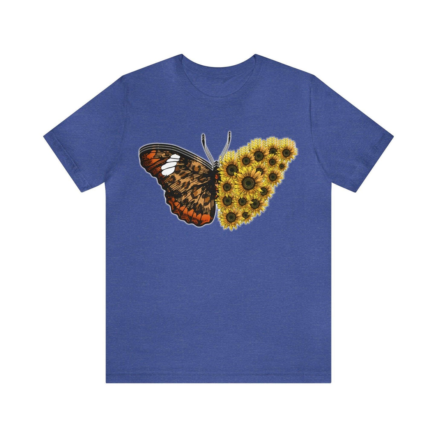 Butterfly Shirt, Sunflower Shirt, Insect Shirt Nature love T shirtFloral Tee Shirt, Flower Shirt, Garden Shirt, Womens Fall Summer shirt - Giftsmojo