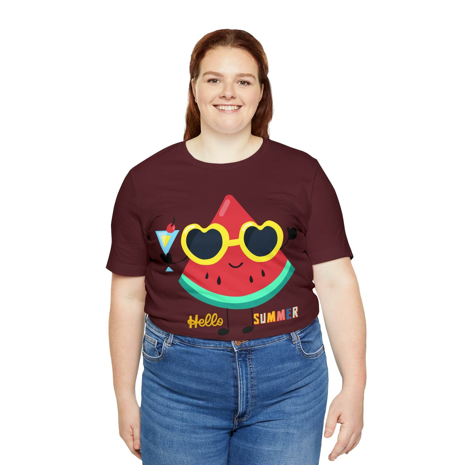 Funny Hello Summer Shirt, Water Mellon shirt, Summer shirts for women and men - Giftsmojo