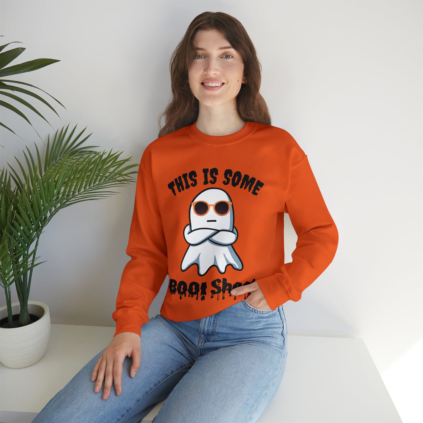 This Is Some Boo Sheet Funny HalloweenSweatshirt Funny Halloween Costume Spooky Season Tee Boo Ghost Sweatshirt Gift for Birthday Christmas